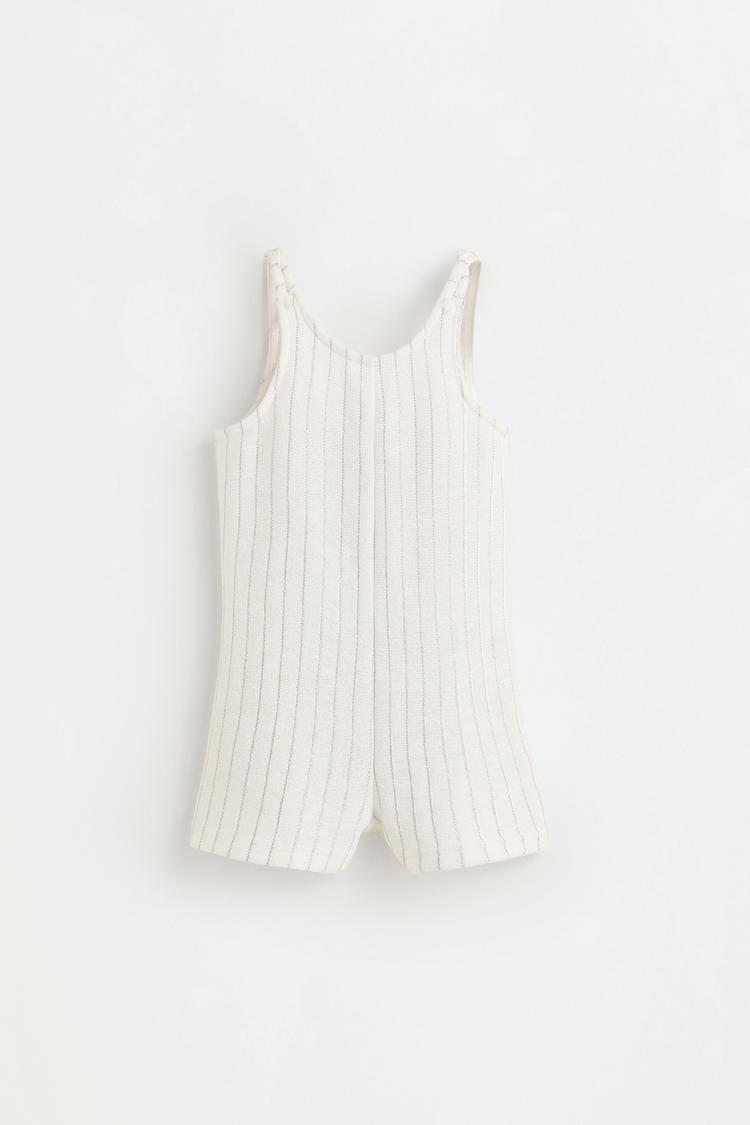 Shimmering bias cut jumpsuit — SILVER