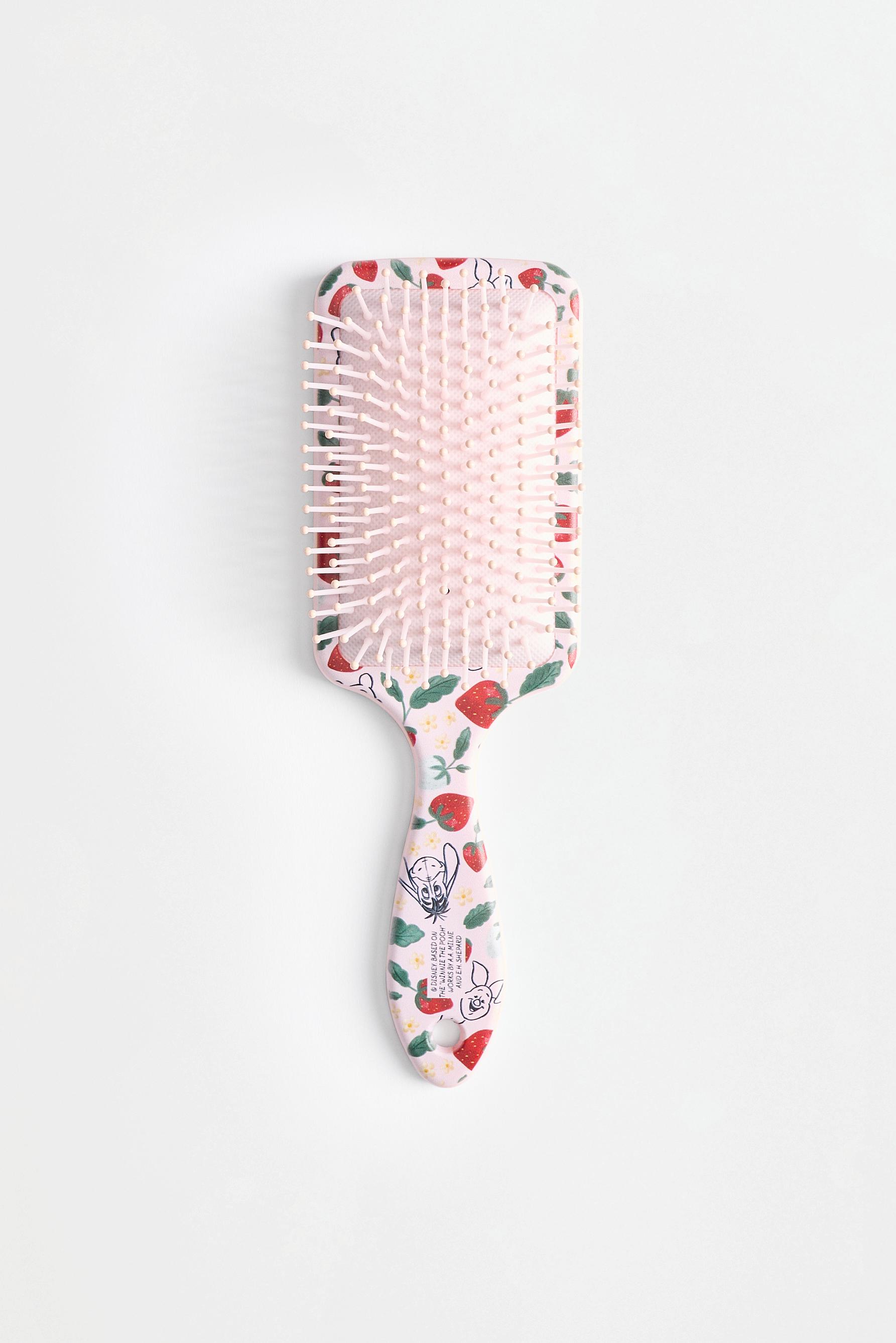 Winnie the Pooh ©Disney rectangular hair brush — FADED PINK