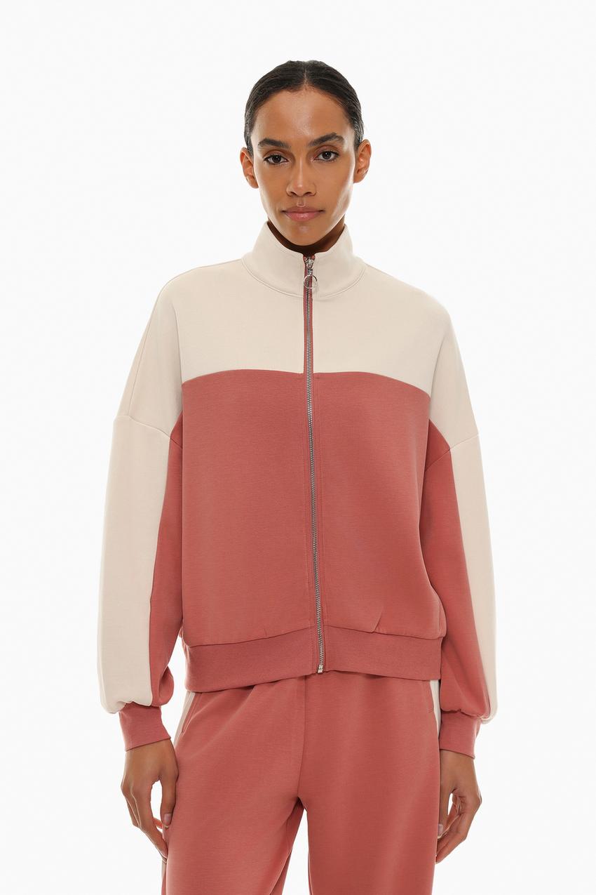 Sudadera deportiva combinada Sudaderas REBAJAS Mujer