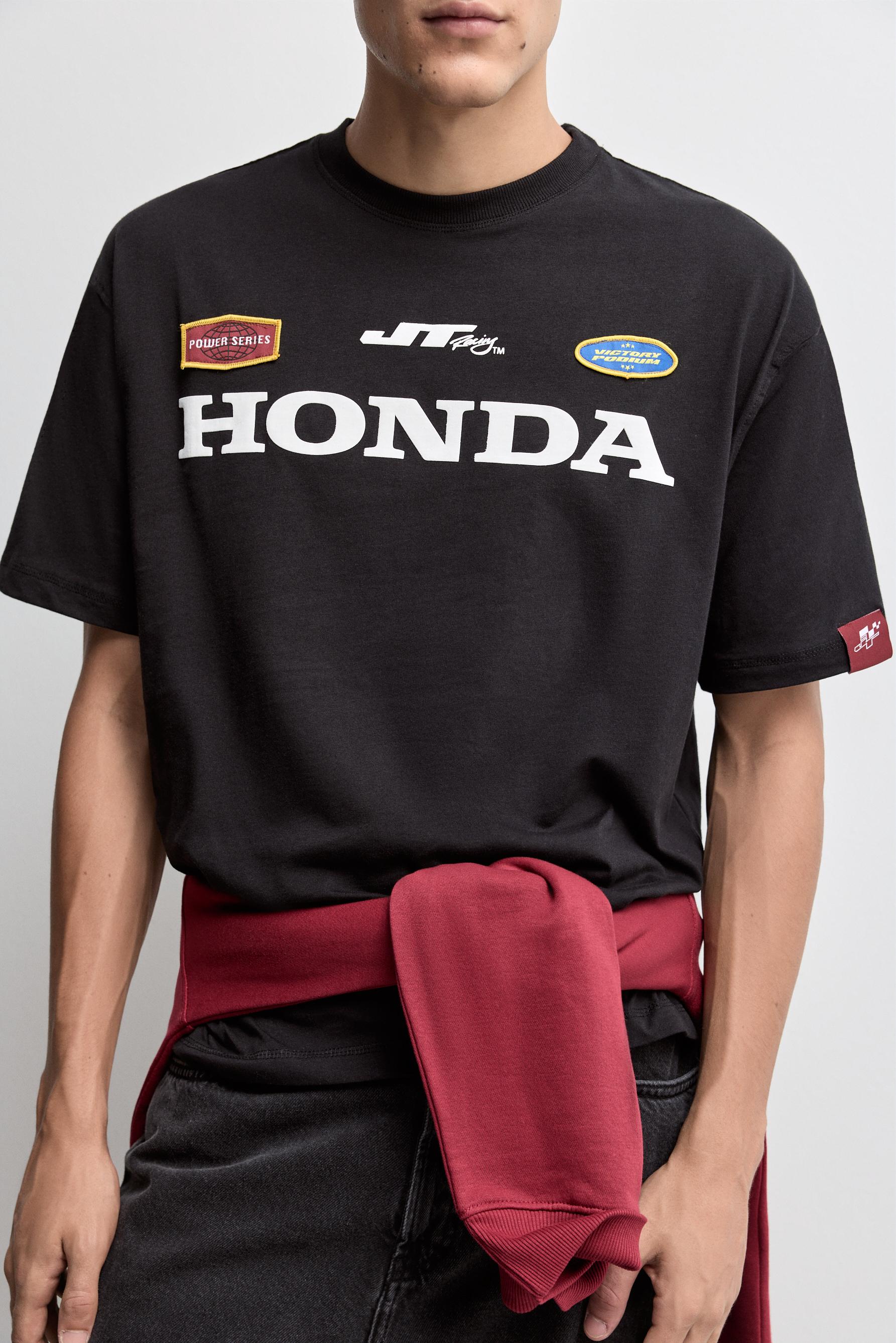 Honda patch T-shirt — ANTHRACITE GREY