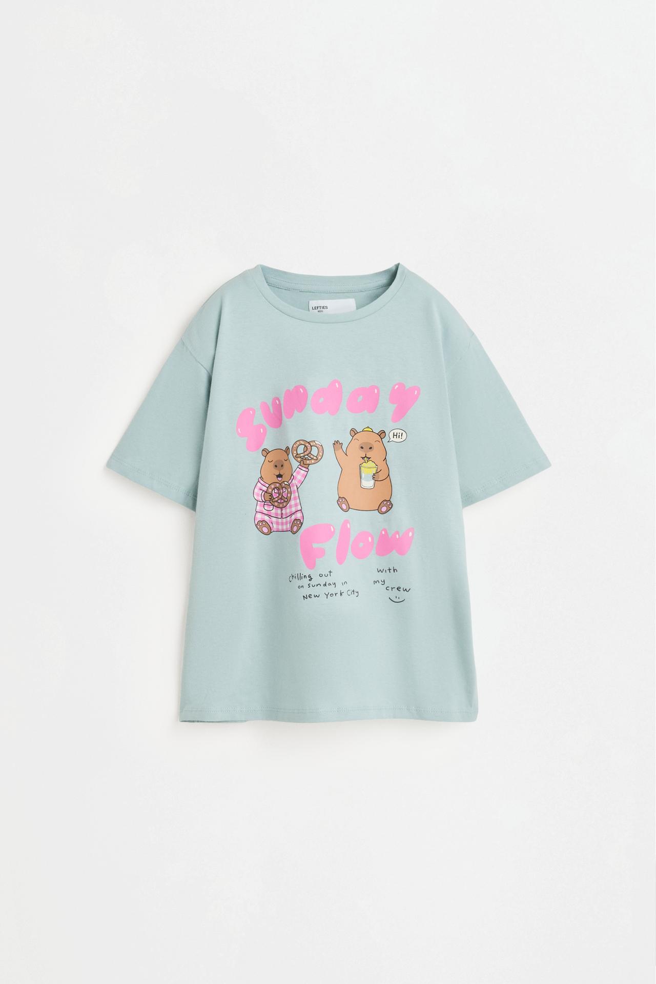 Printed pyjamas — WATER GREEN