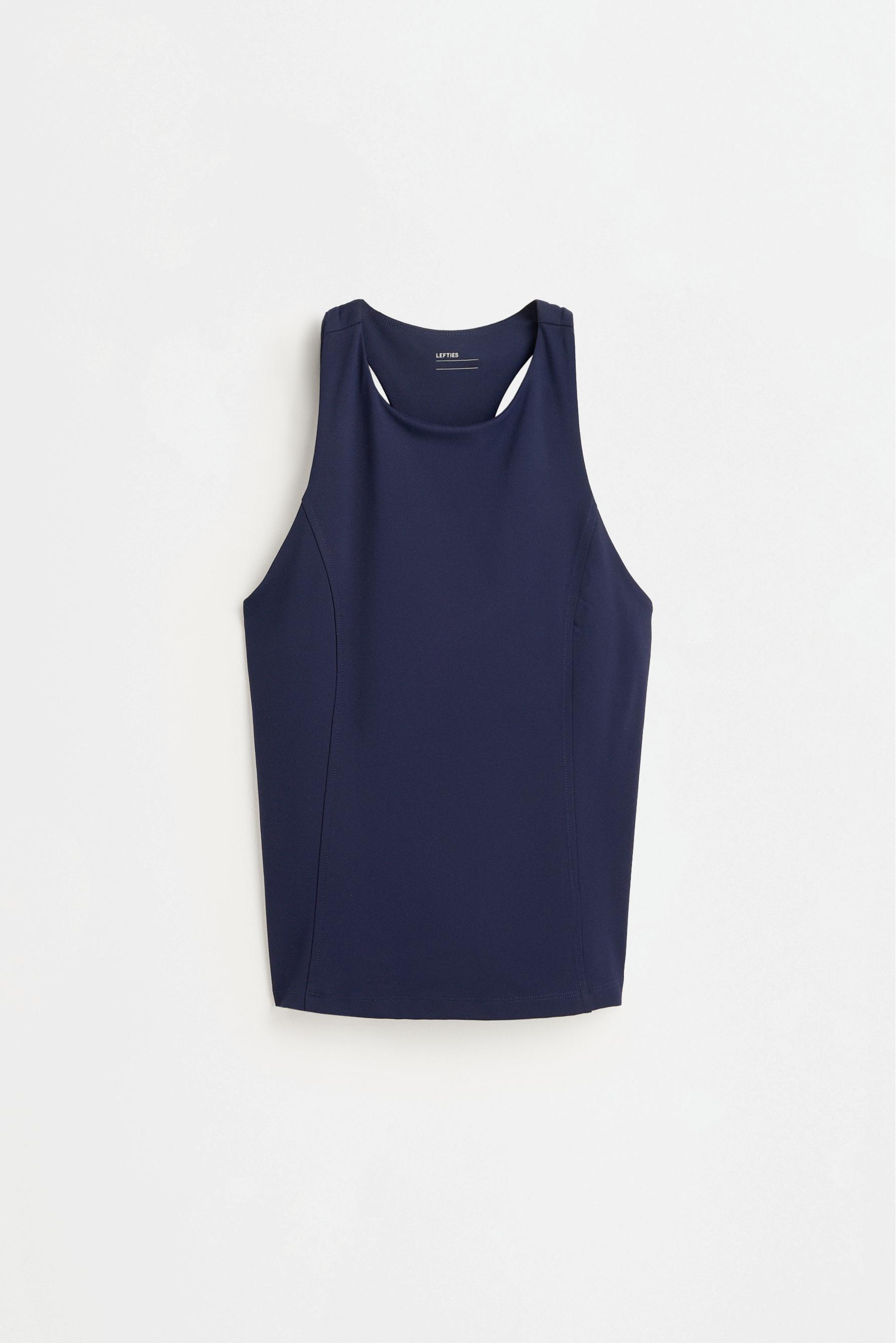 Racerback sports top — DARK BLUE