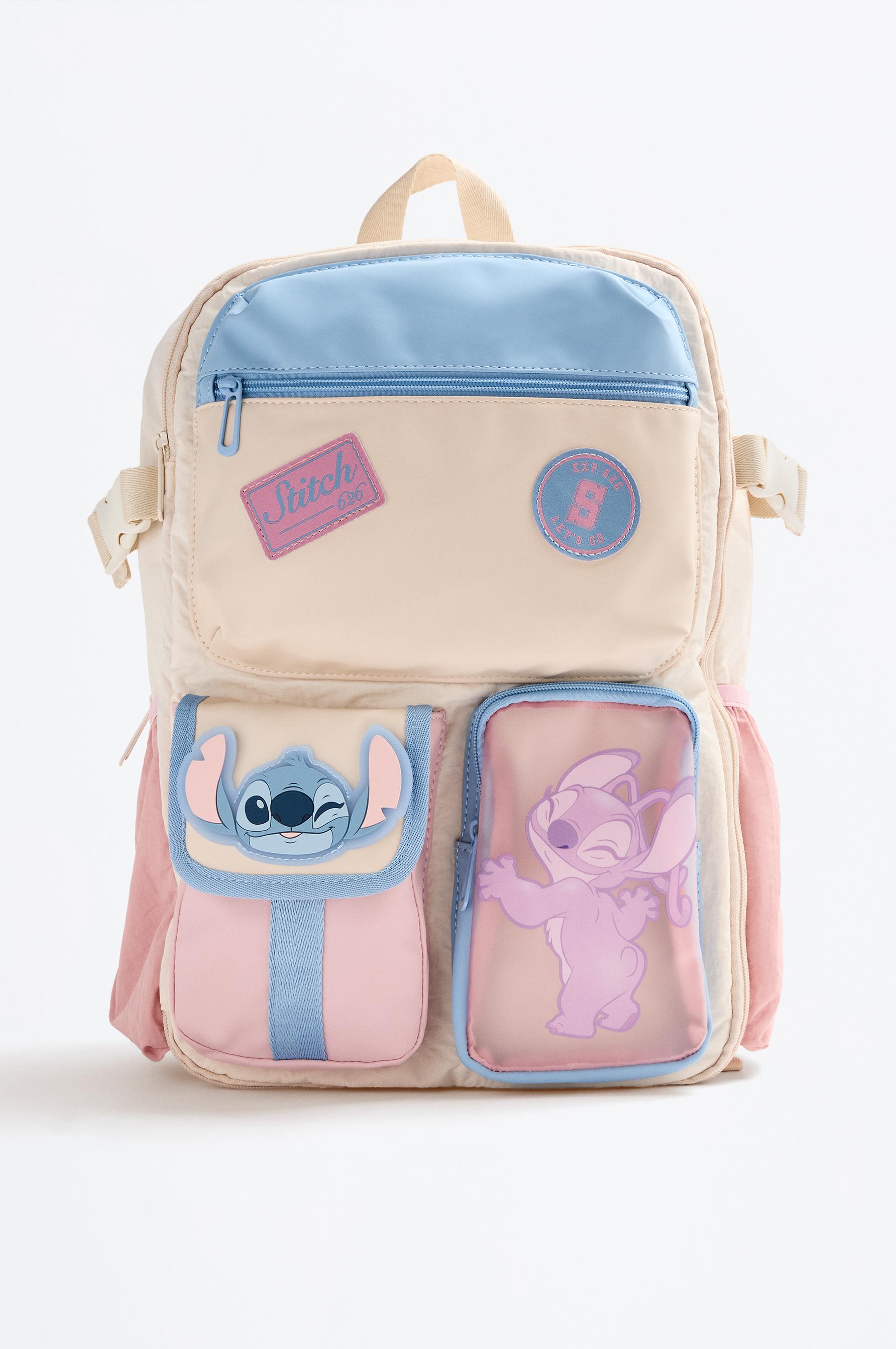 Mochila escolar multi bolsillos Lilo & Stitch ©Disney
