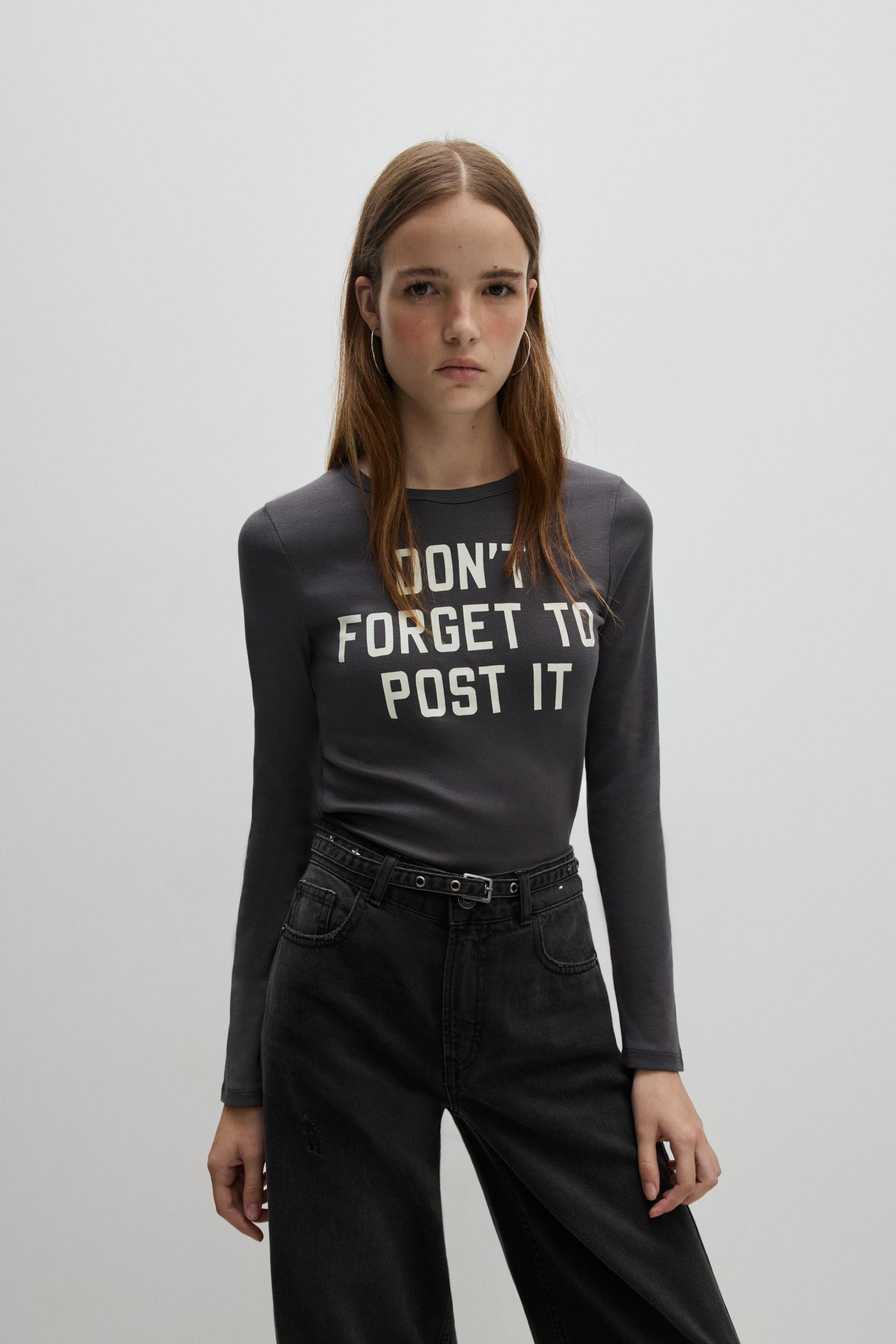 Camiseta manga larga print