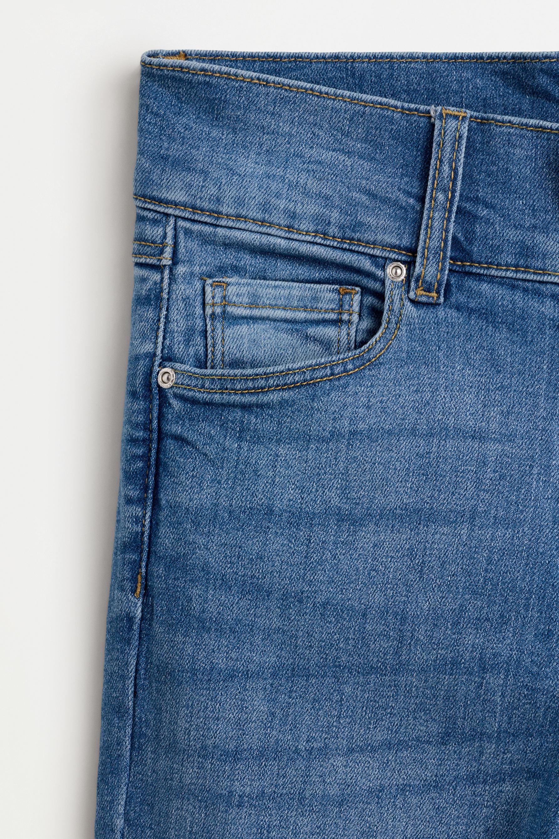 Double button bell bottom jeans — DARK TURQUOISE
