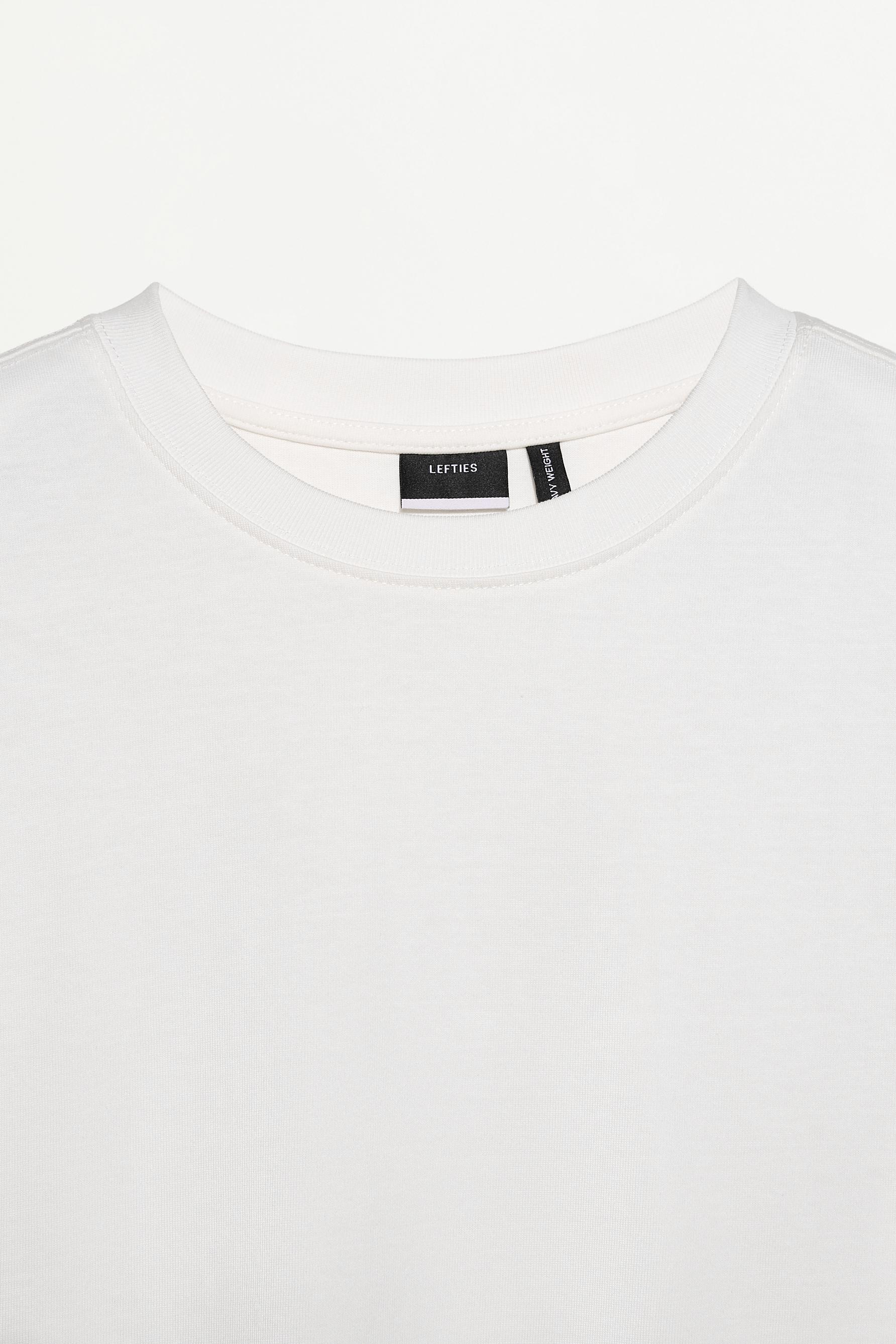 Boxy medium weight T-shirt — OFF WHITE