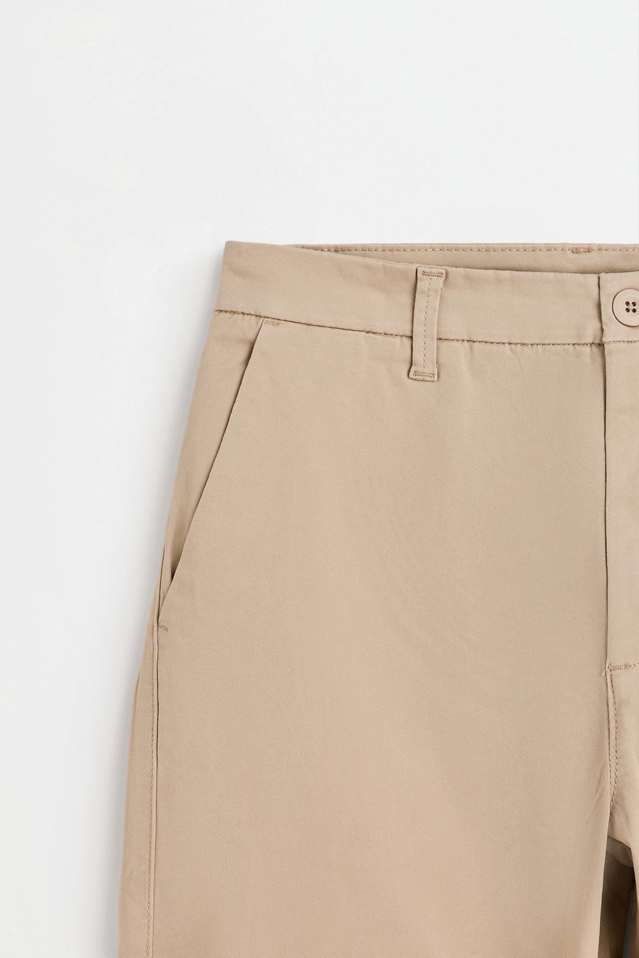 Slim fit chino trousers — BEIGE