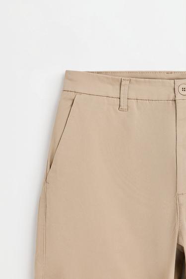 Slim fit chino trousers — BEIGE 7