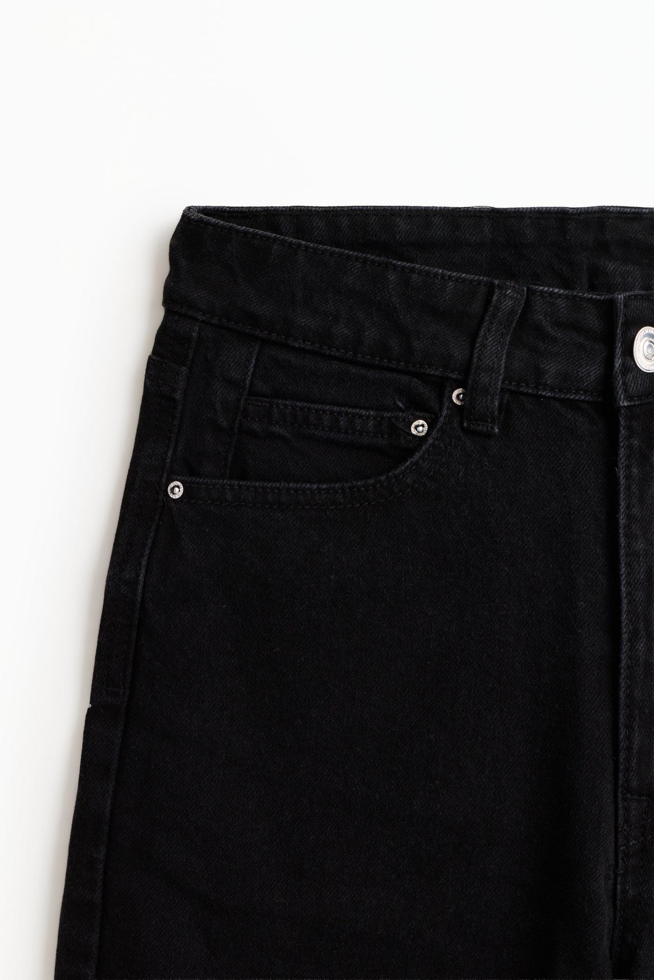 Mom fit jeans — BLACK