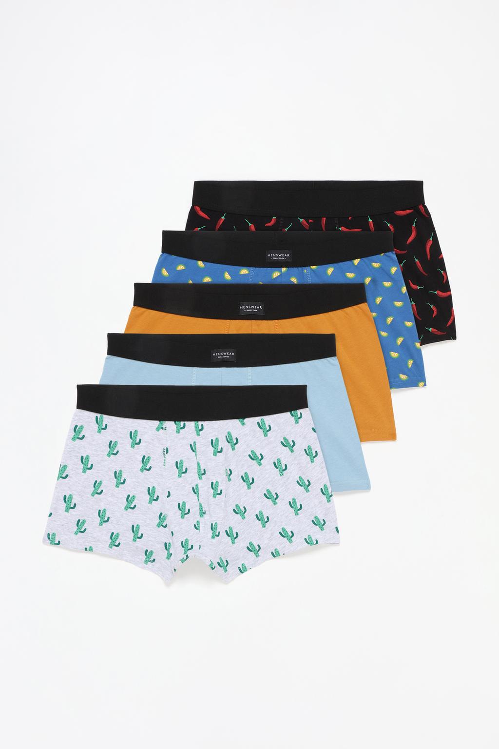 Pack de 5 boxers combinados