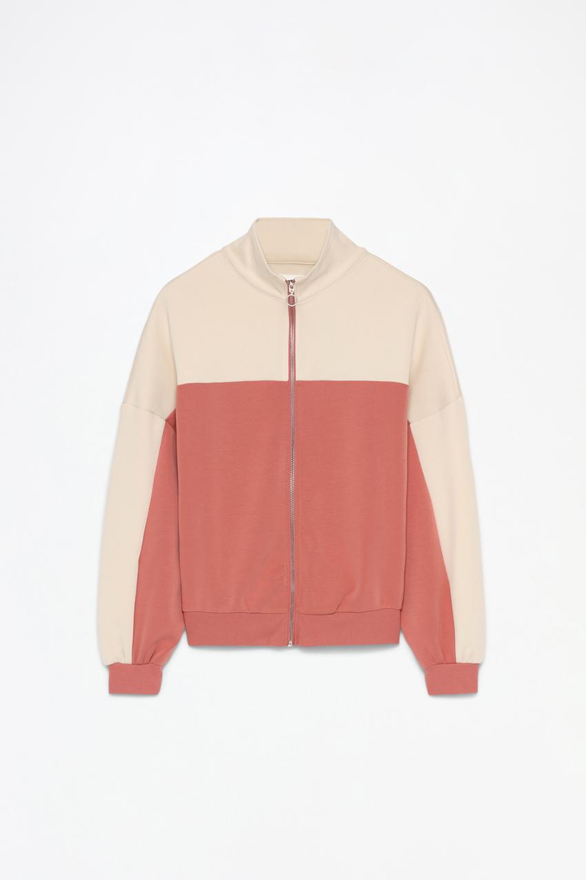 Sudadera deportiva combinada Sudaderas REBAJAS Mujer