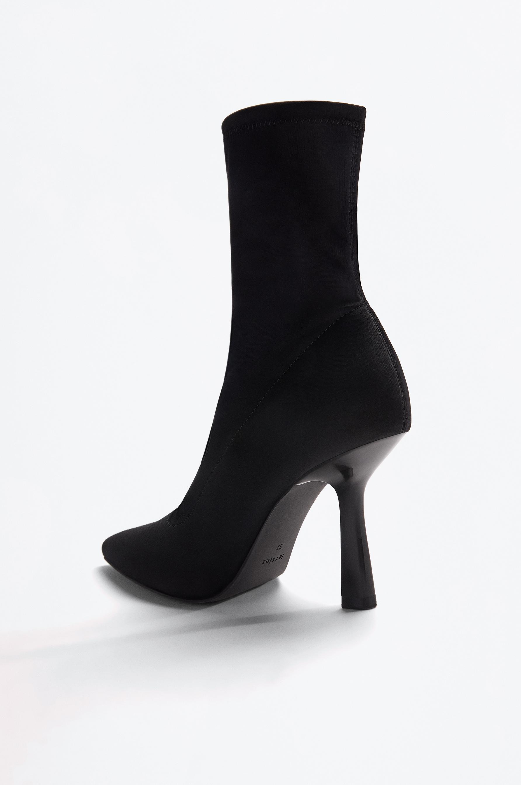 Stiletto heel ankle boot — BLACK