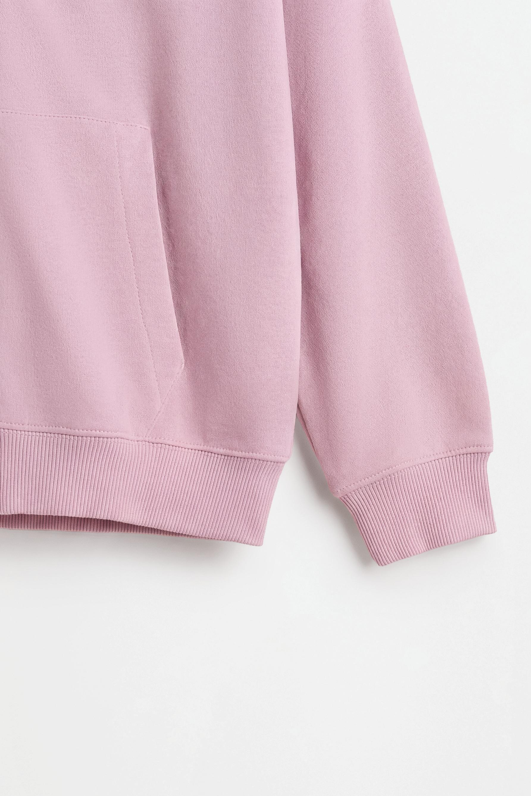 Zip-up sweatshirt — PALE MAUVE