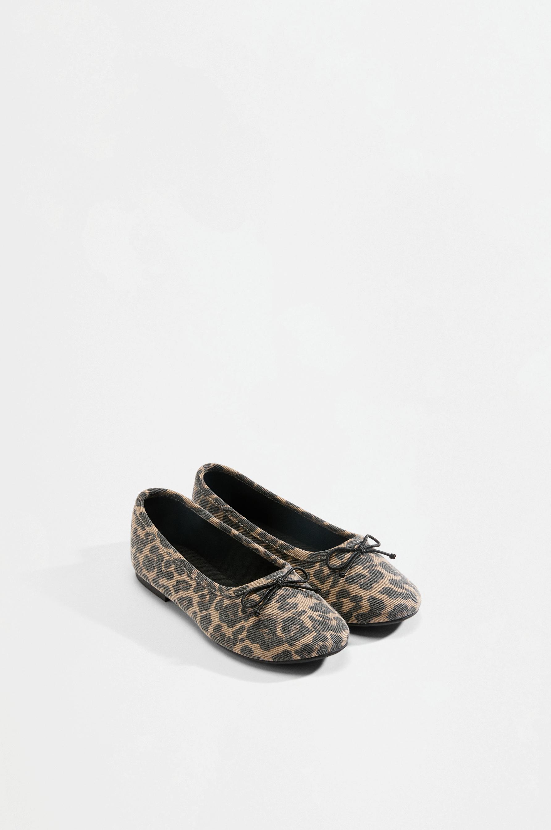 Animal print ballet flats — LEOPARD