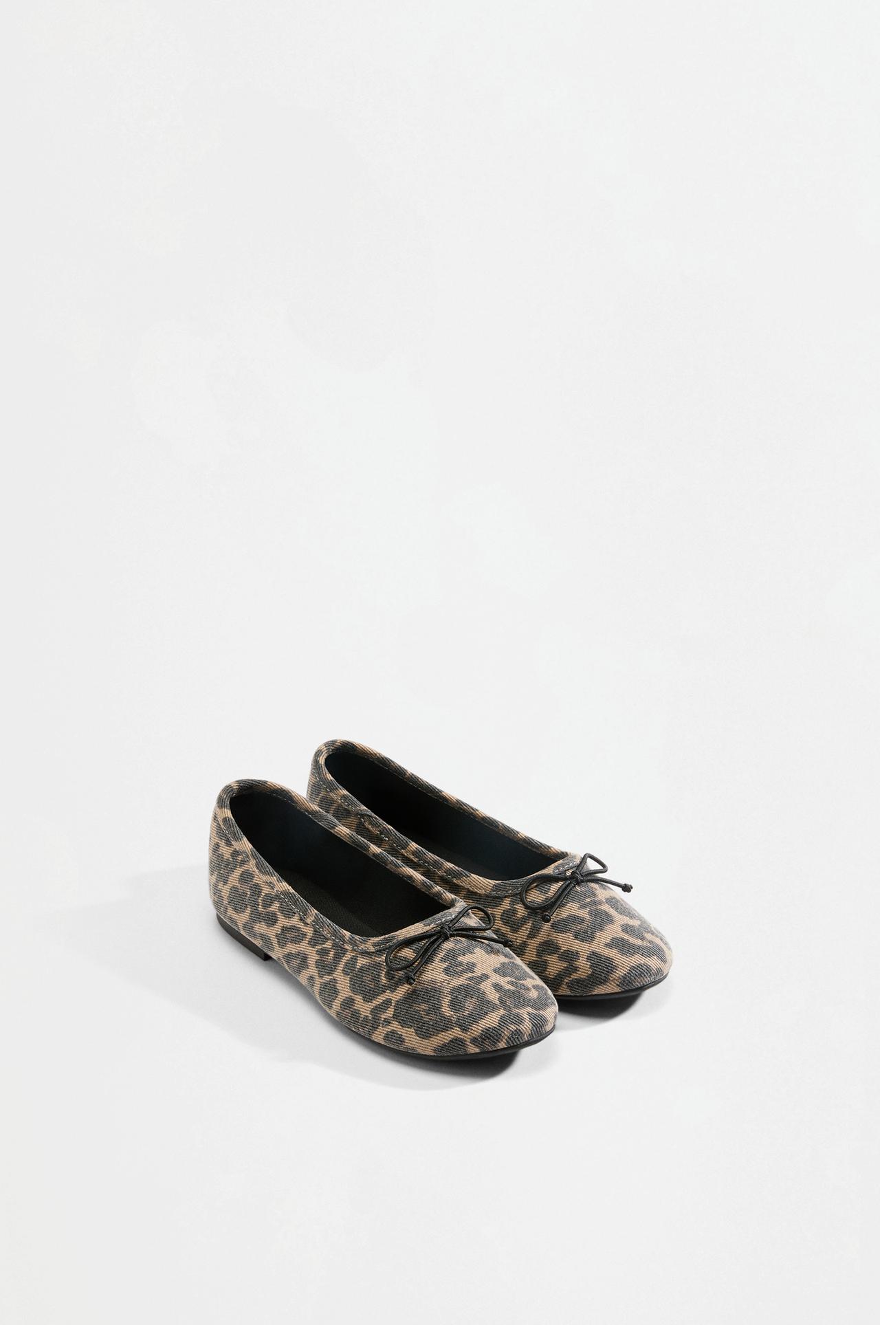 Animal print ballet flats — LEOPARD
