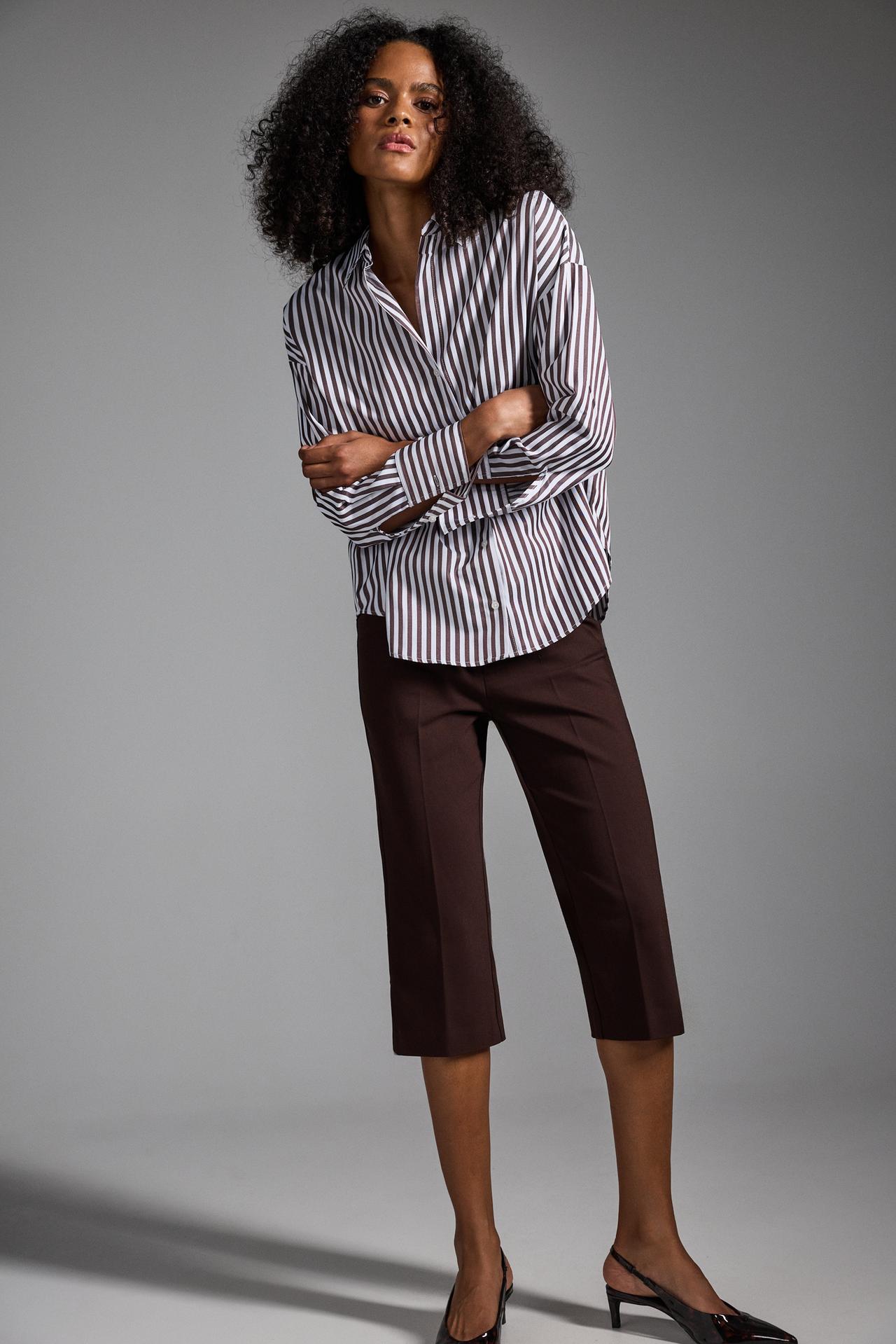 Striped shirt — CHOCOLATE