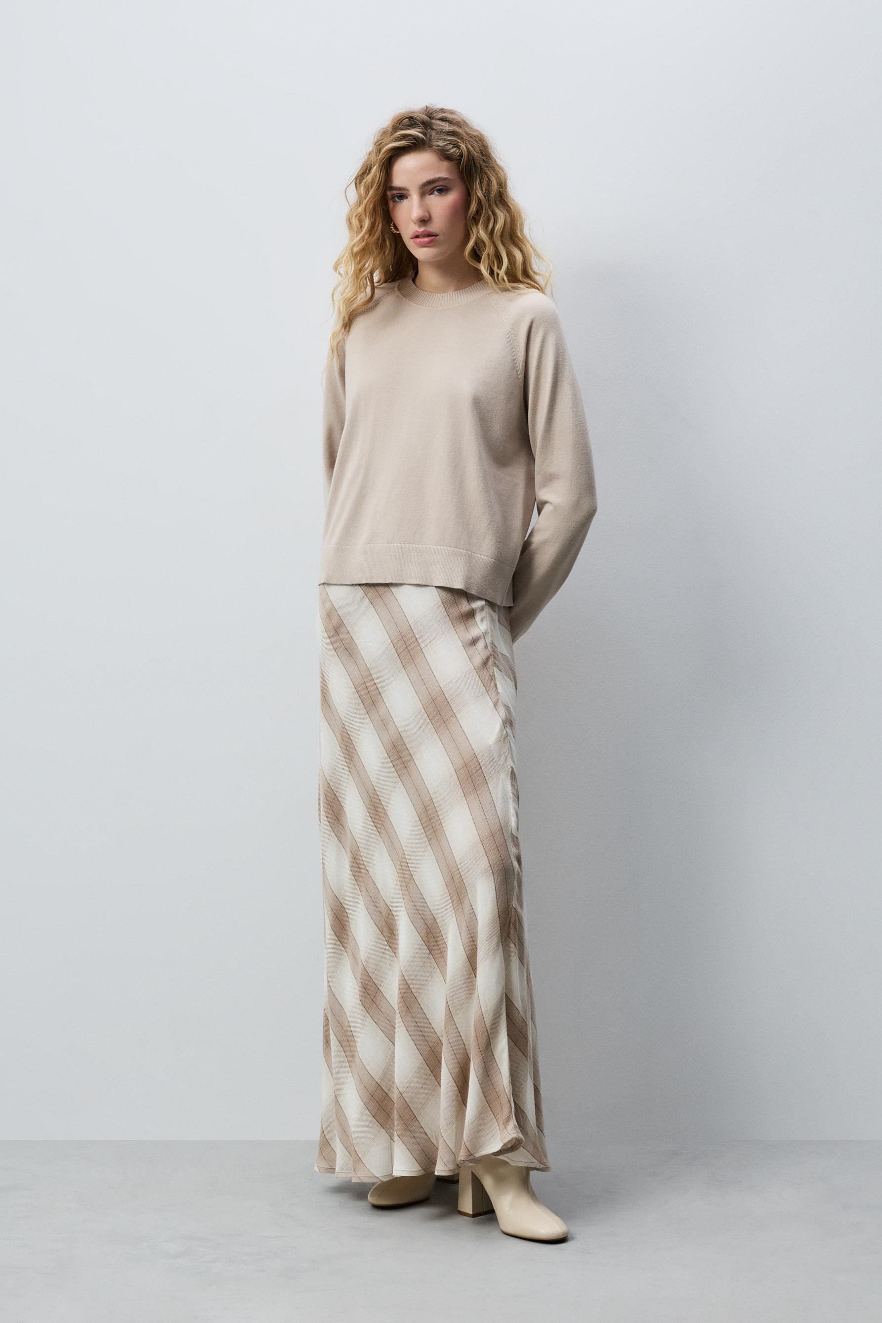 Round neck sweater — SAND MARL