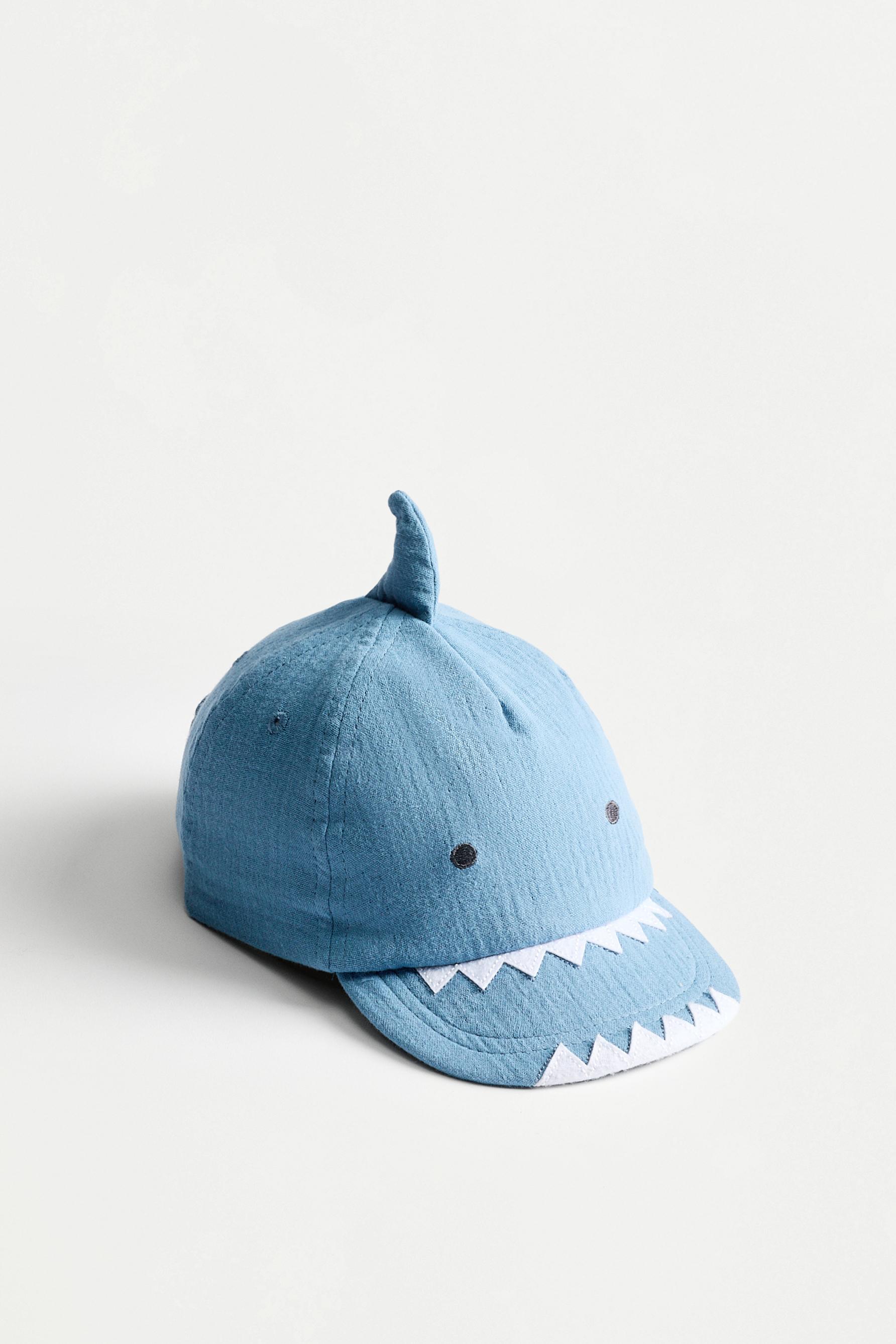 Shark cap — NAVY BLUE (alternate view)