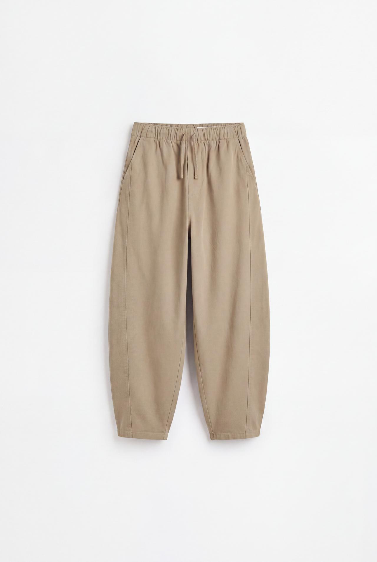 Balloon jogger trousers — STONE