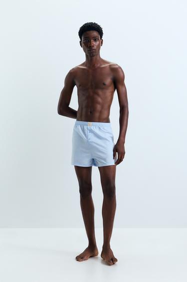 Long Boxer Shorts (2-Pack) — BLUE 1