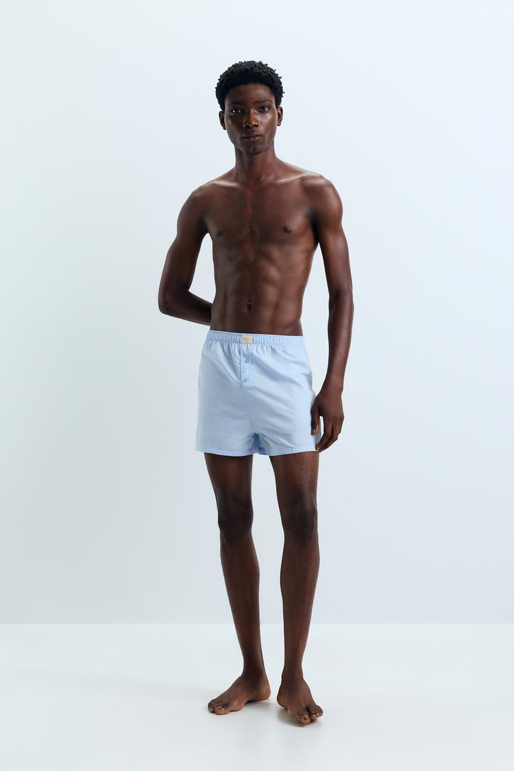 Long Boxer Shorts (2-Pack) — BLUE