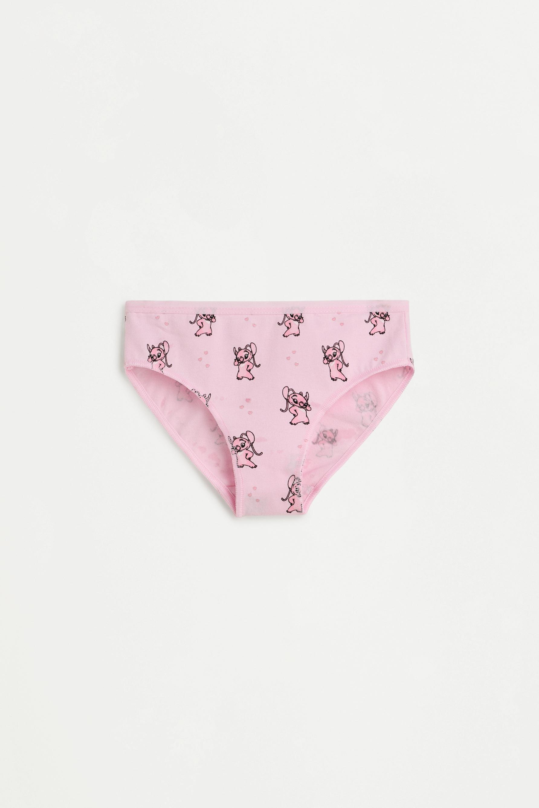 Stitch & Angel ©Disney Briefs (5-Pack) — WHITE/SKY BLUE