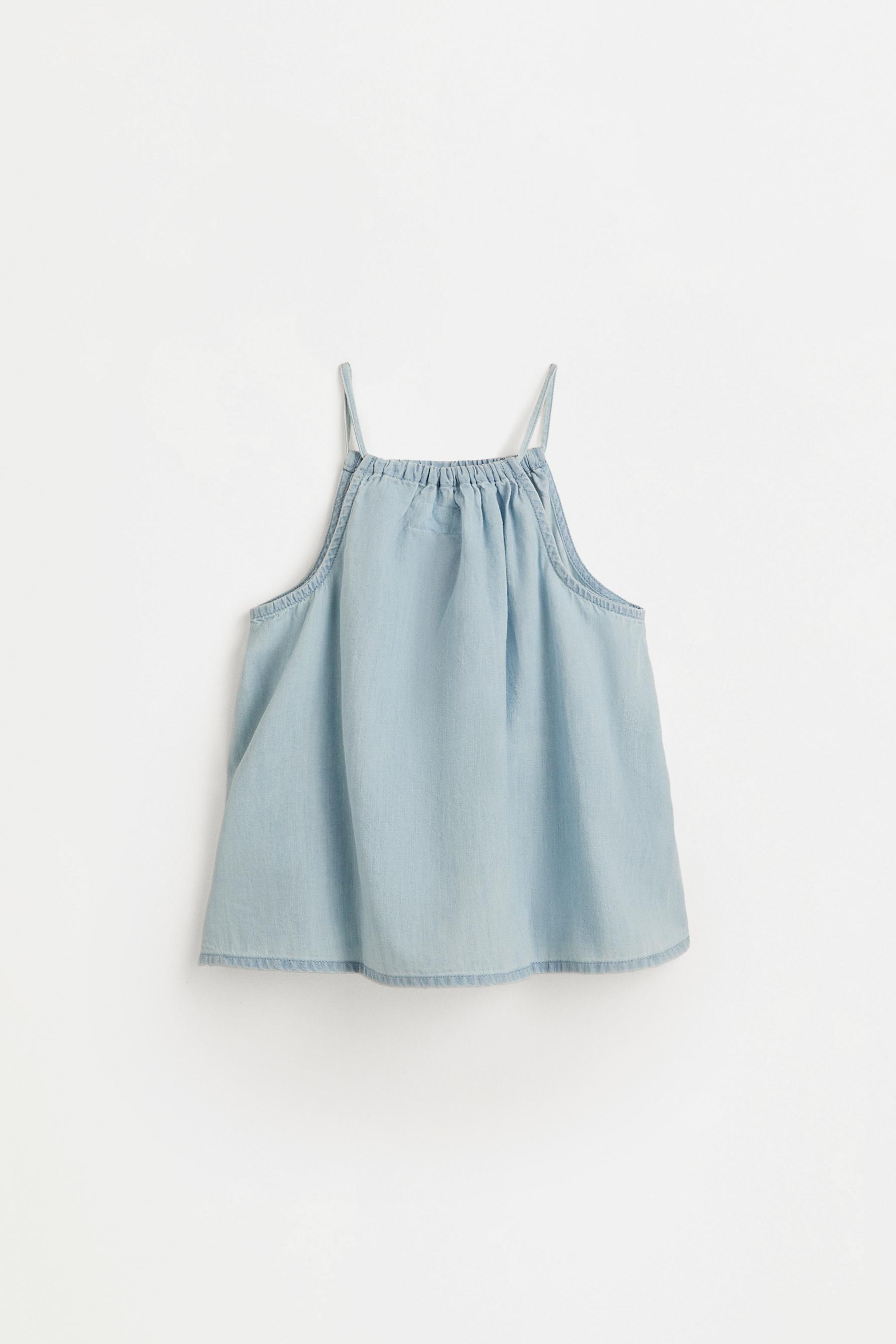 Lightweight denim tank — FADED BLUE