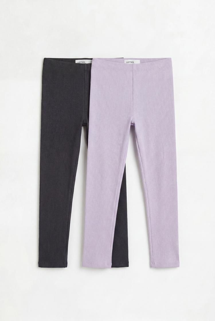 2-Pack of long leggings — PALE MAUVE
