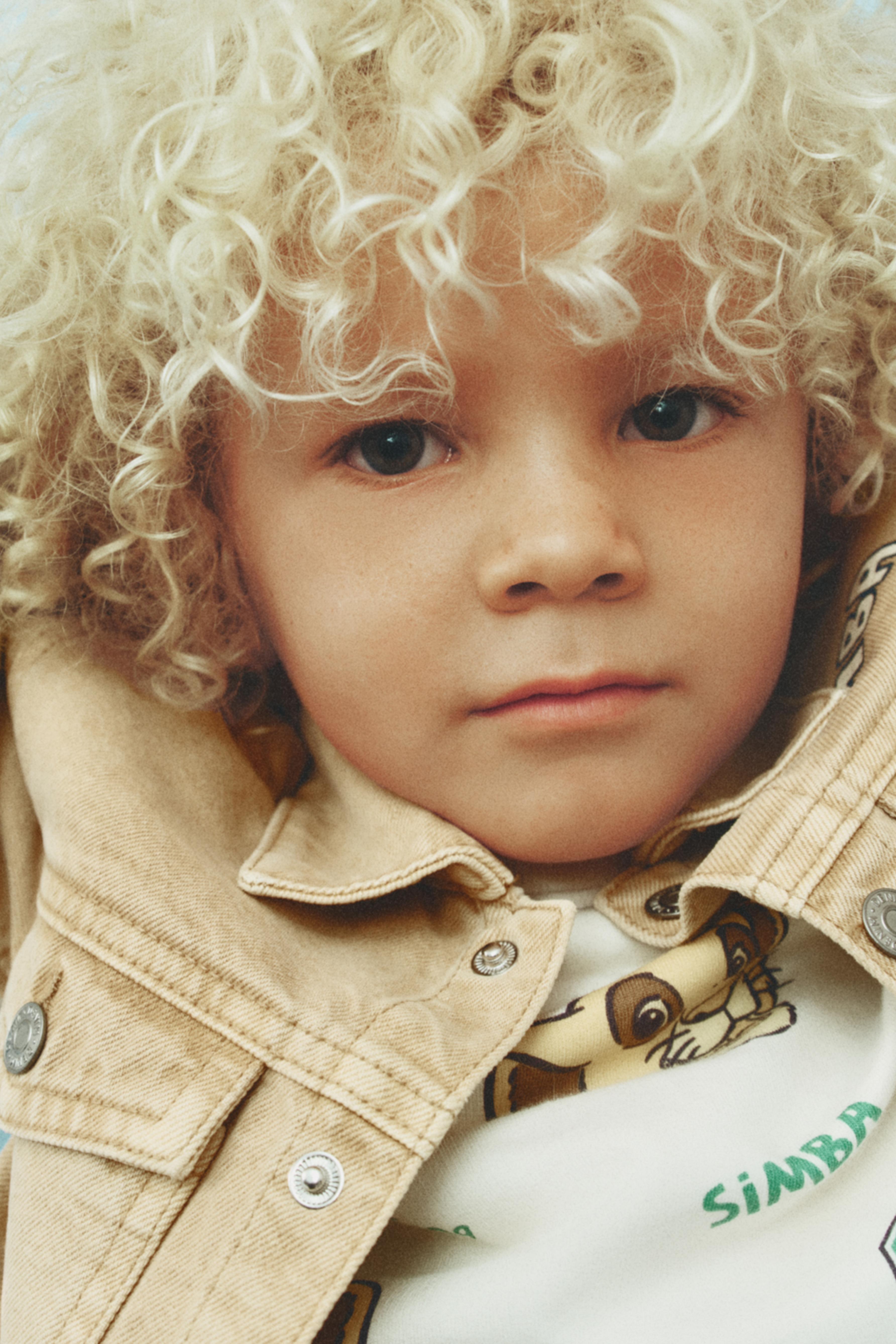 Simba ©Disney denim jacket — LIGHT CAMEL