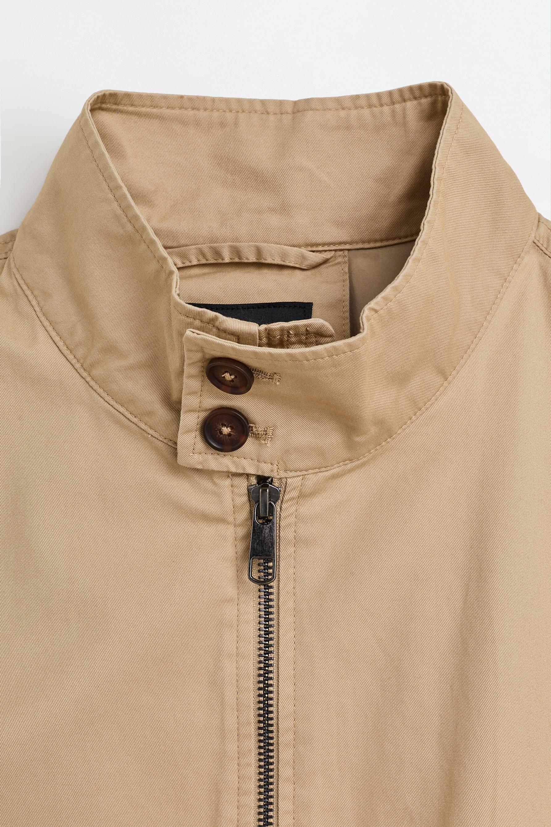 High neck jacket — ECRU
