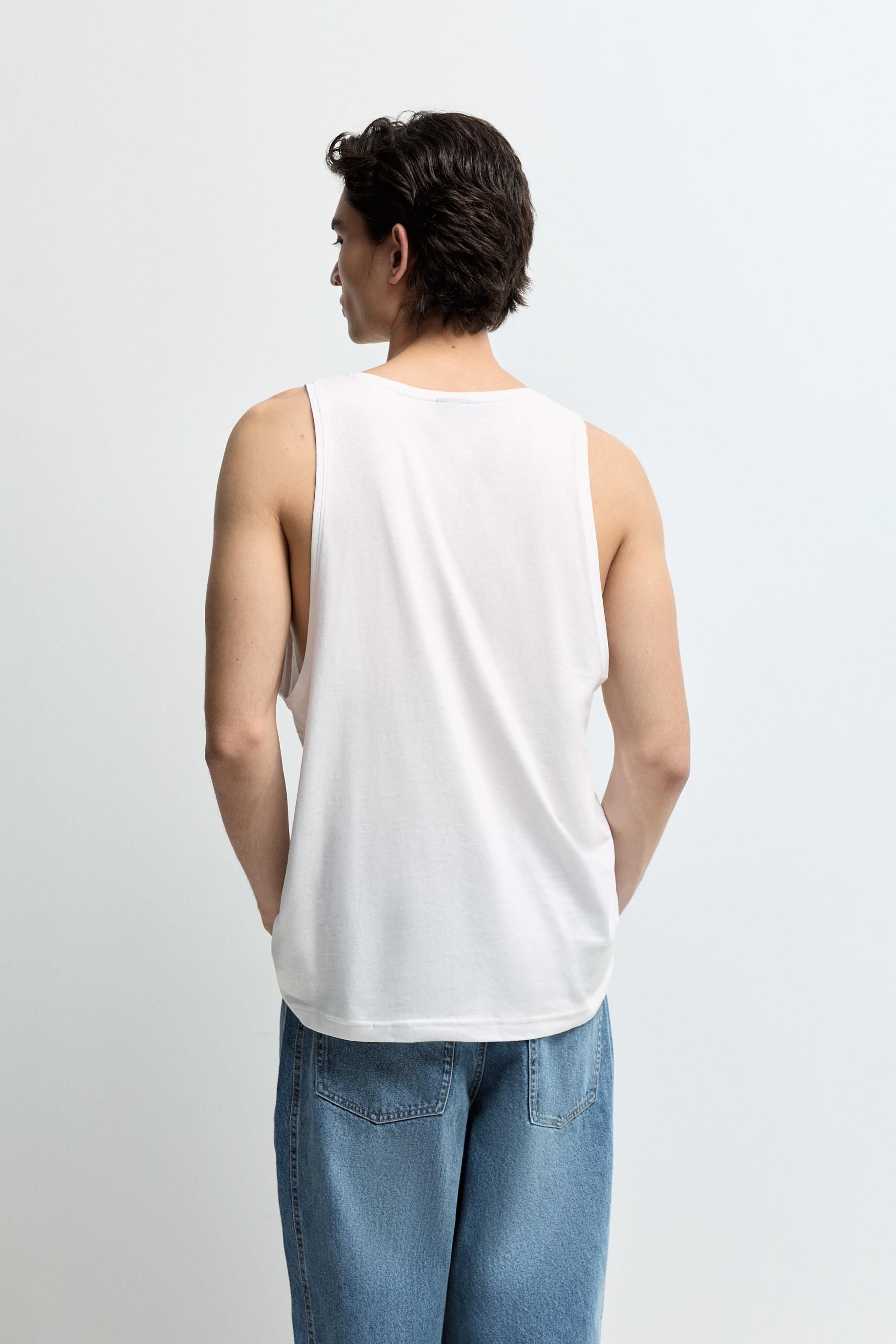 Basic tank top — OFF WHITE