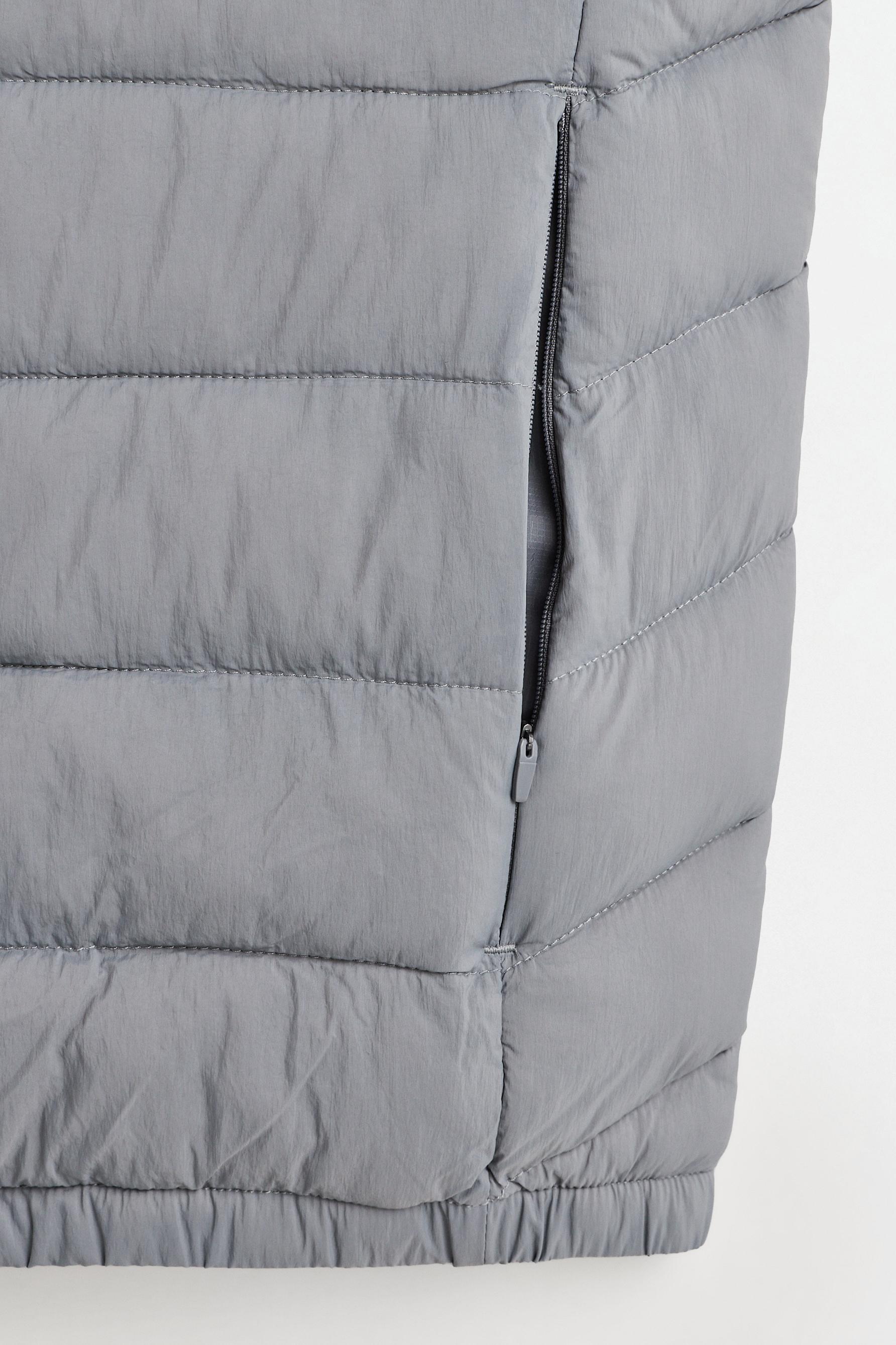 Lightweight quilted gilet — PALE GREY