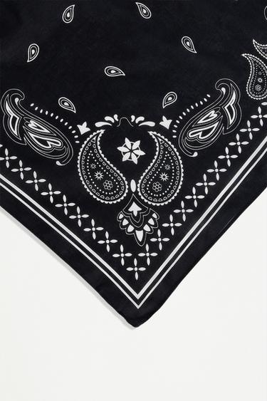 Paisley scarf — BLACK 5