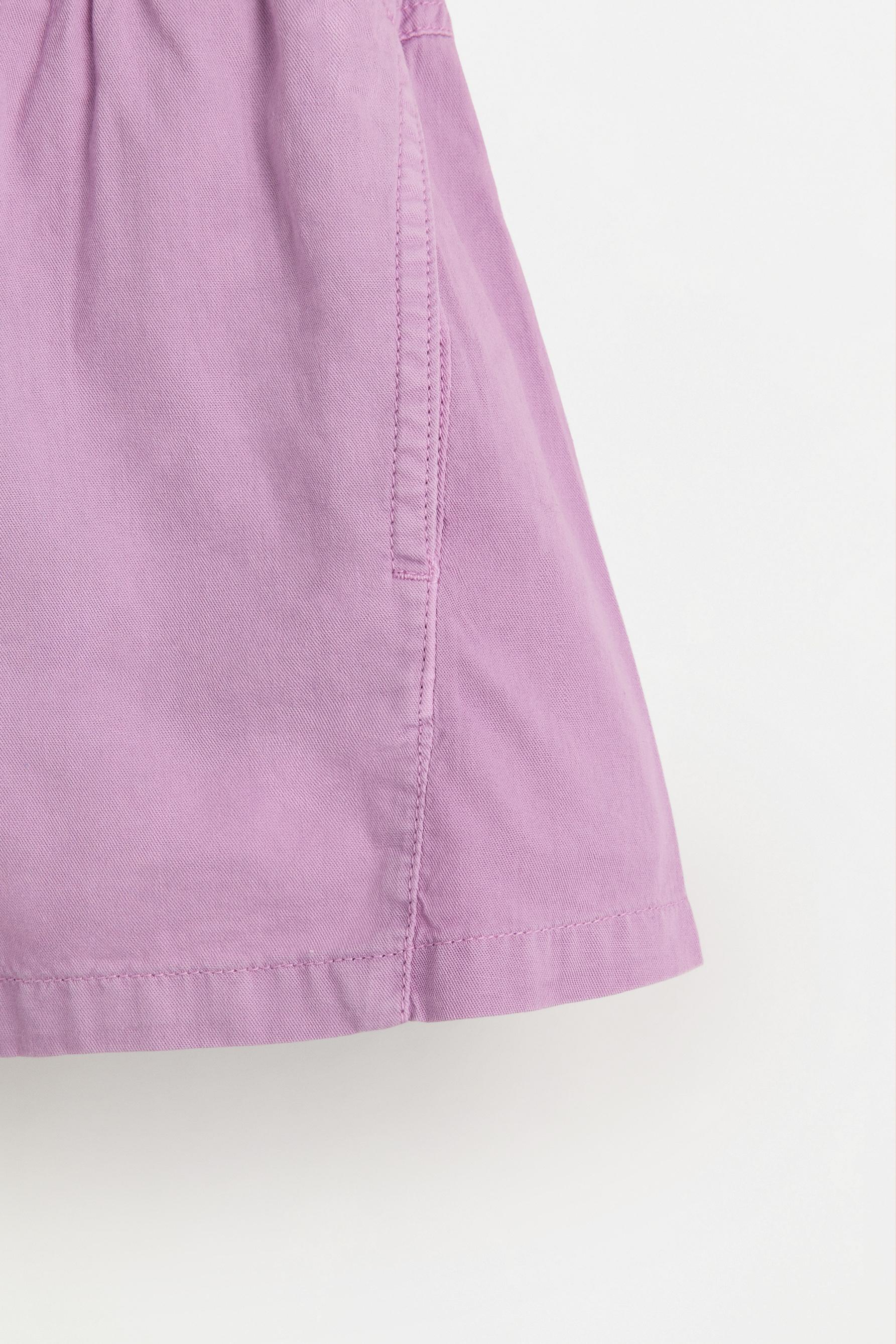Lightweight denim shorts — PURPLE