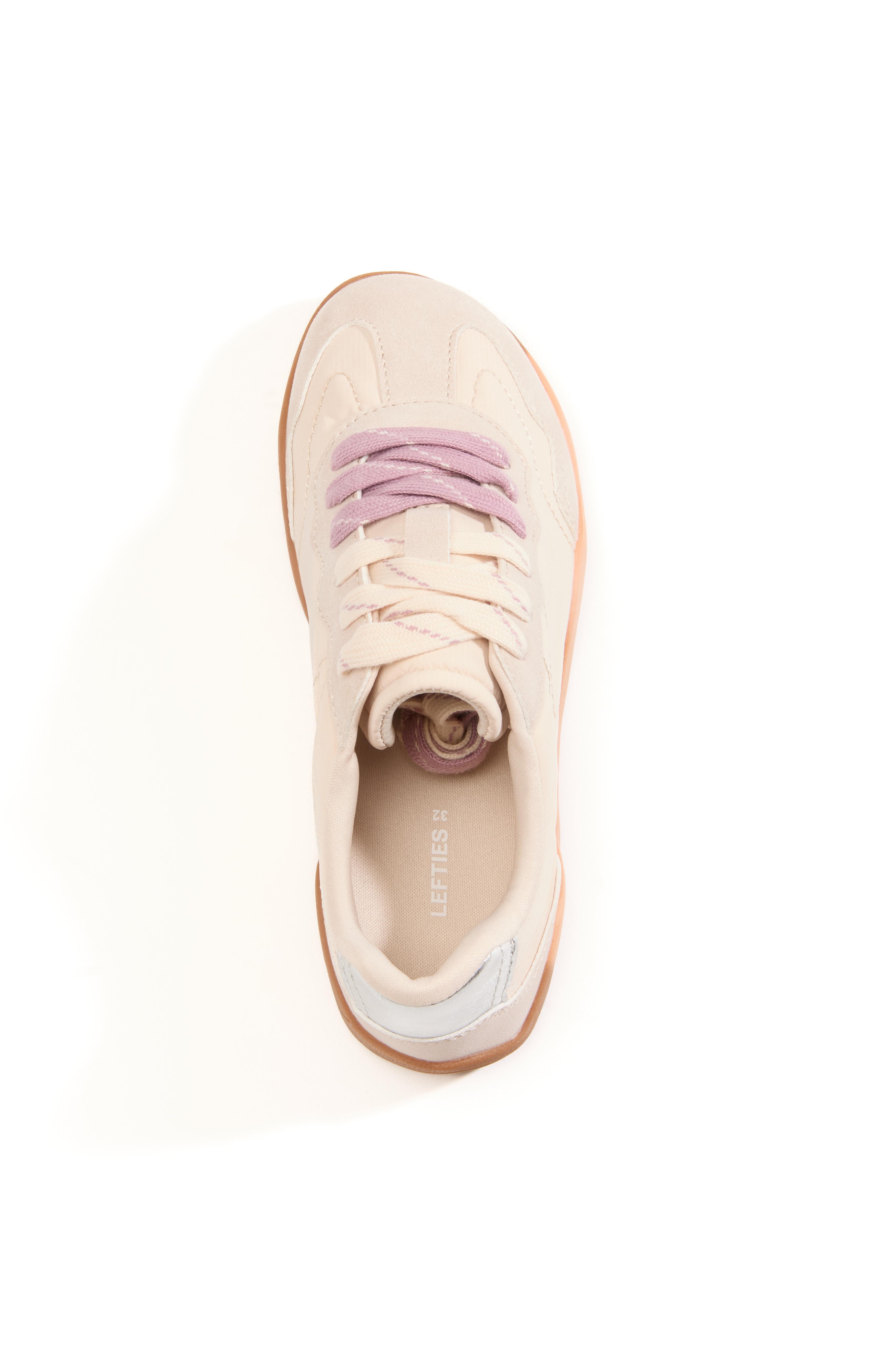 Combined barefoot sneakers — BEIGE