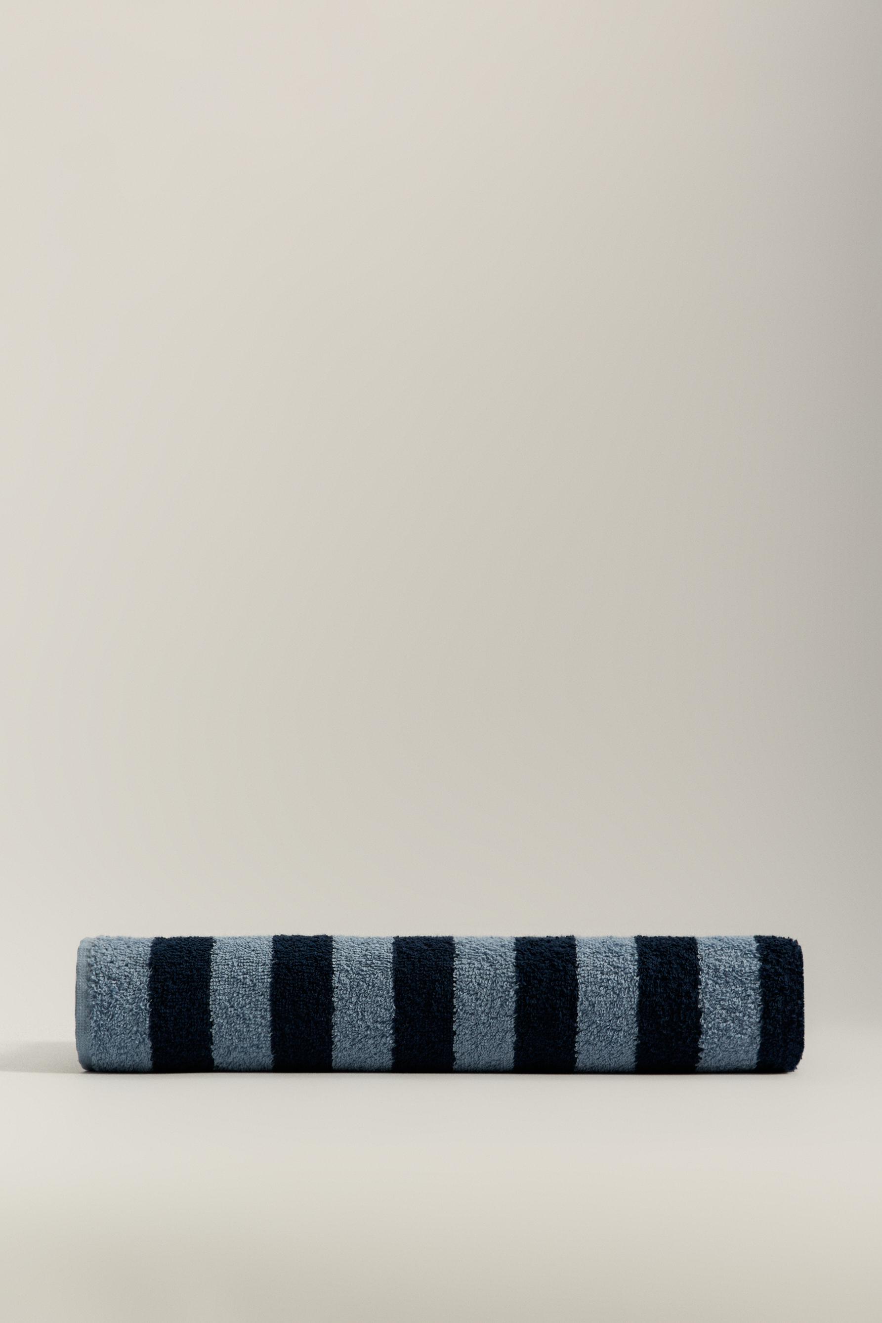 Toalla de baño rayas 500 g/m²