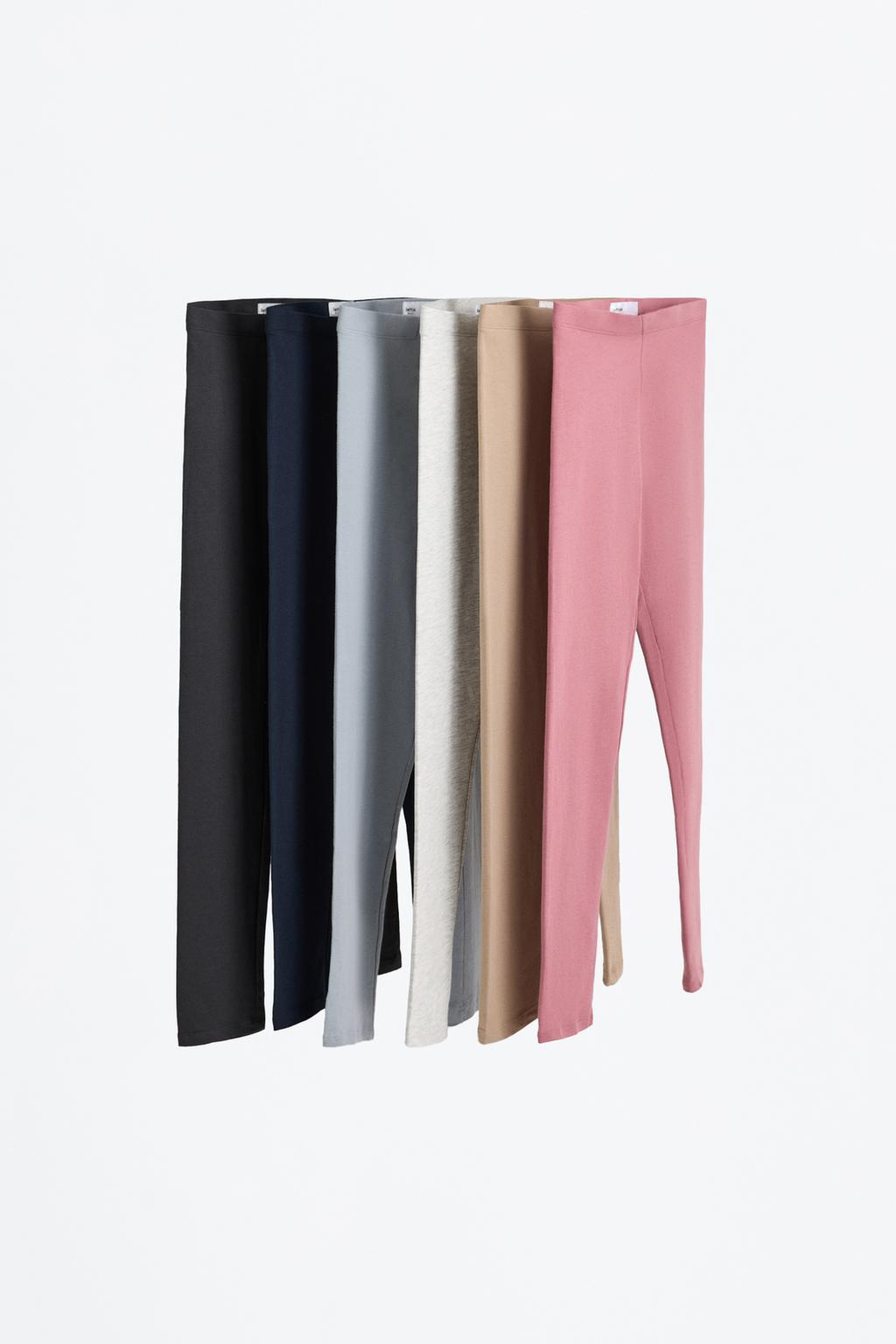 6-pack of plain leggings