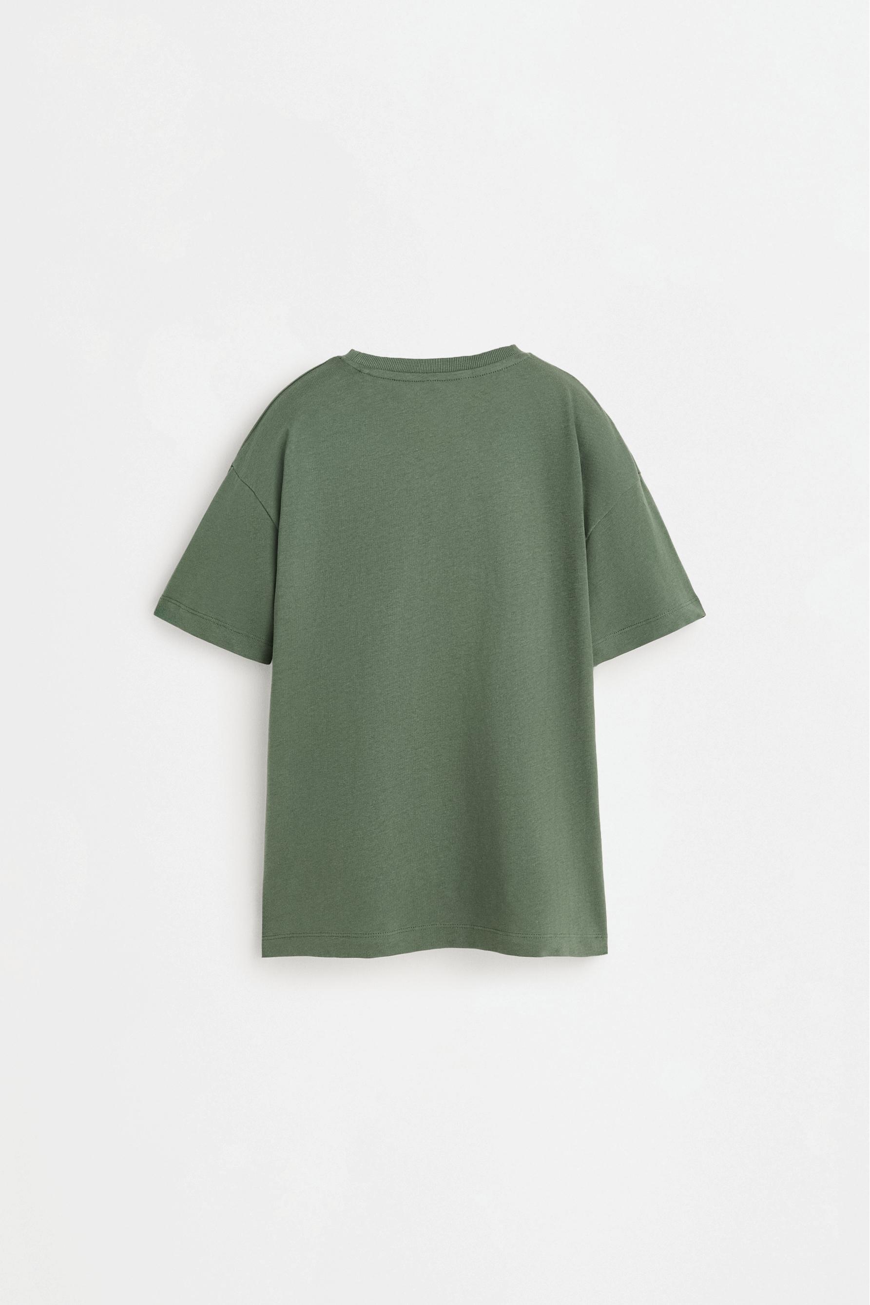 Printed T-shirt — EMERALD