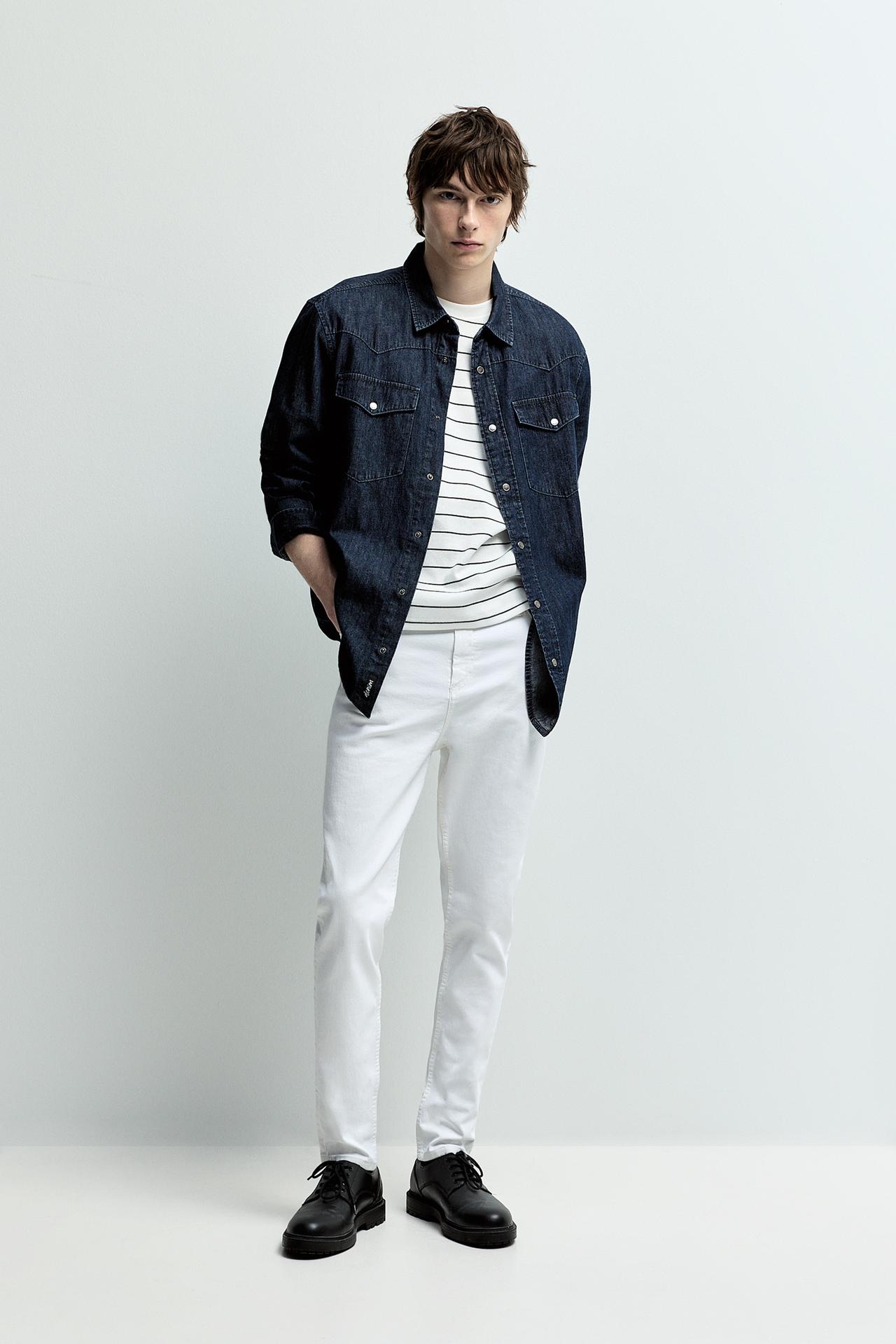Skinny jeans — WHITE