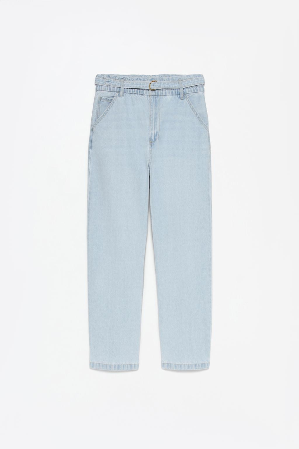 Jeans with elasticated waistband