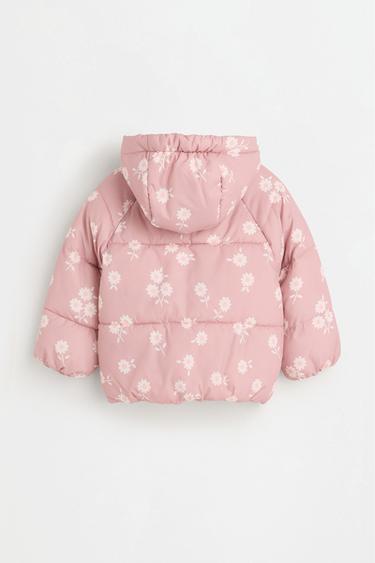 Quilted hooded jacket — DUSTY PINK 2