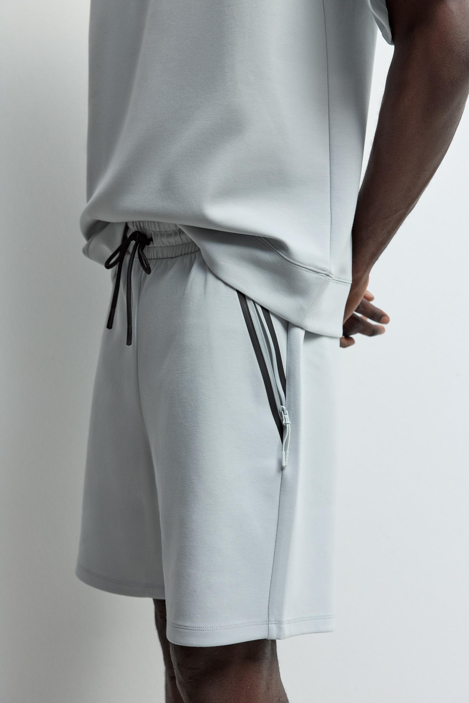 Basic interlock Bermuda shorts — HIELO