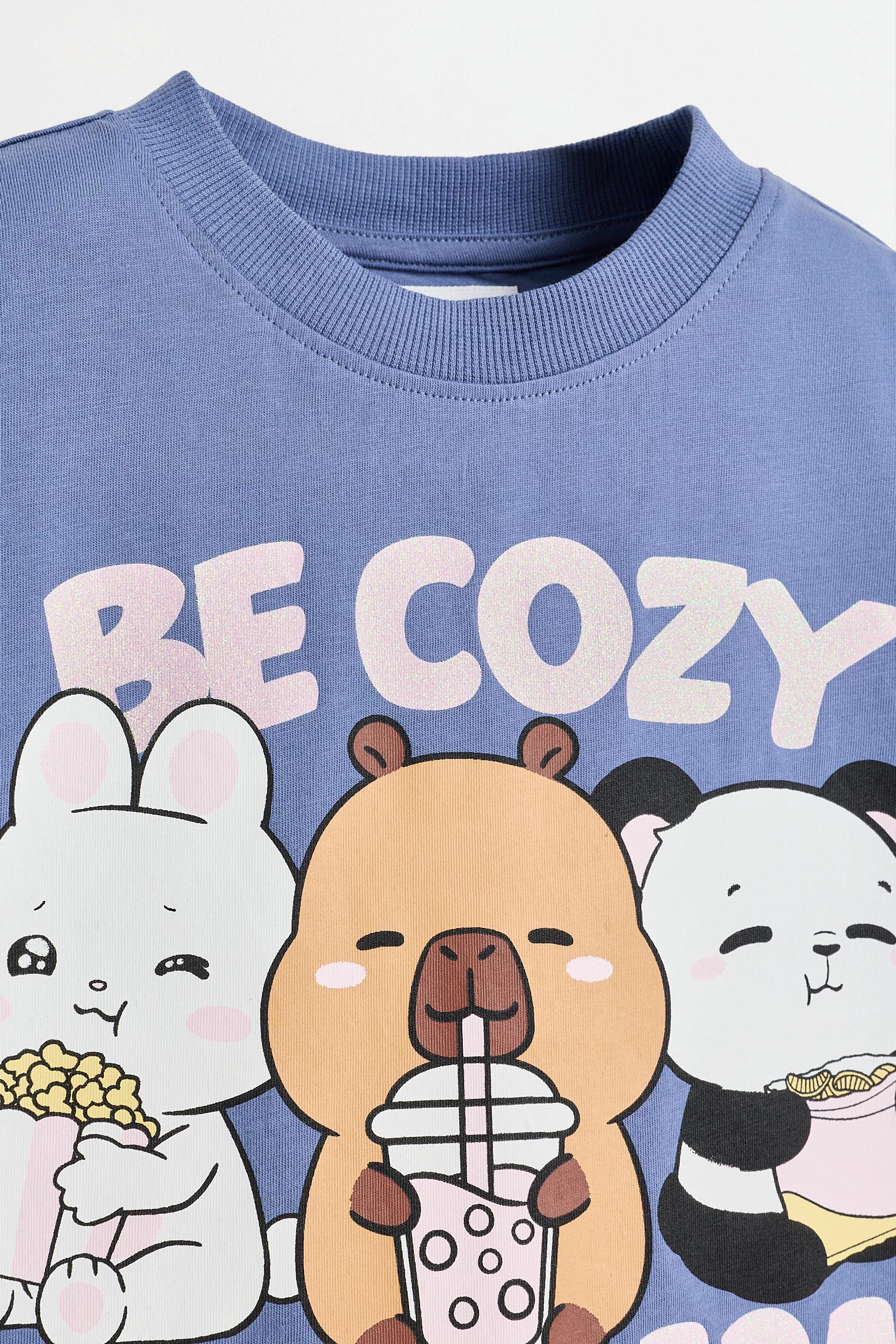 Capybara CAPYFUN© T-shirt — DARK BLUE
