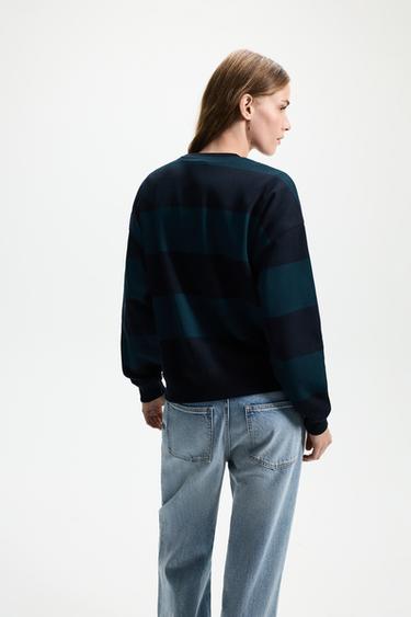 Printed sweatshirt — DARK NAVY 4
