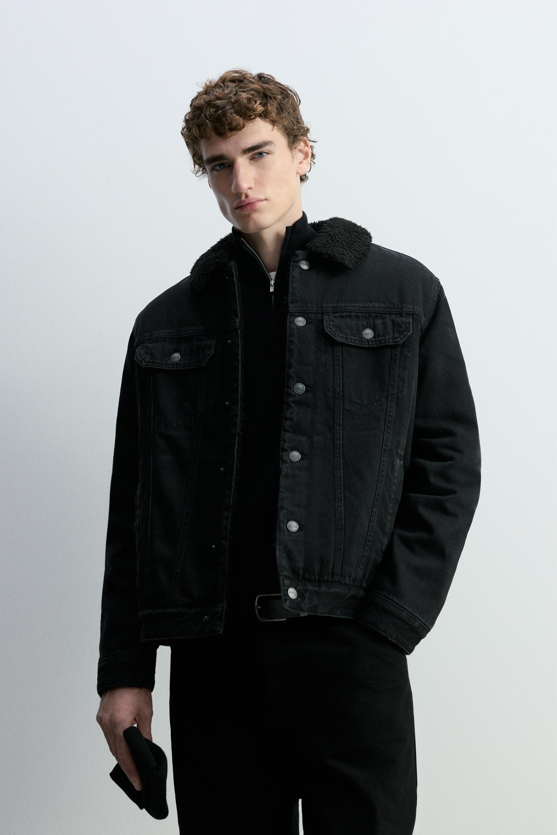 Cazadora denim borreguillo