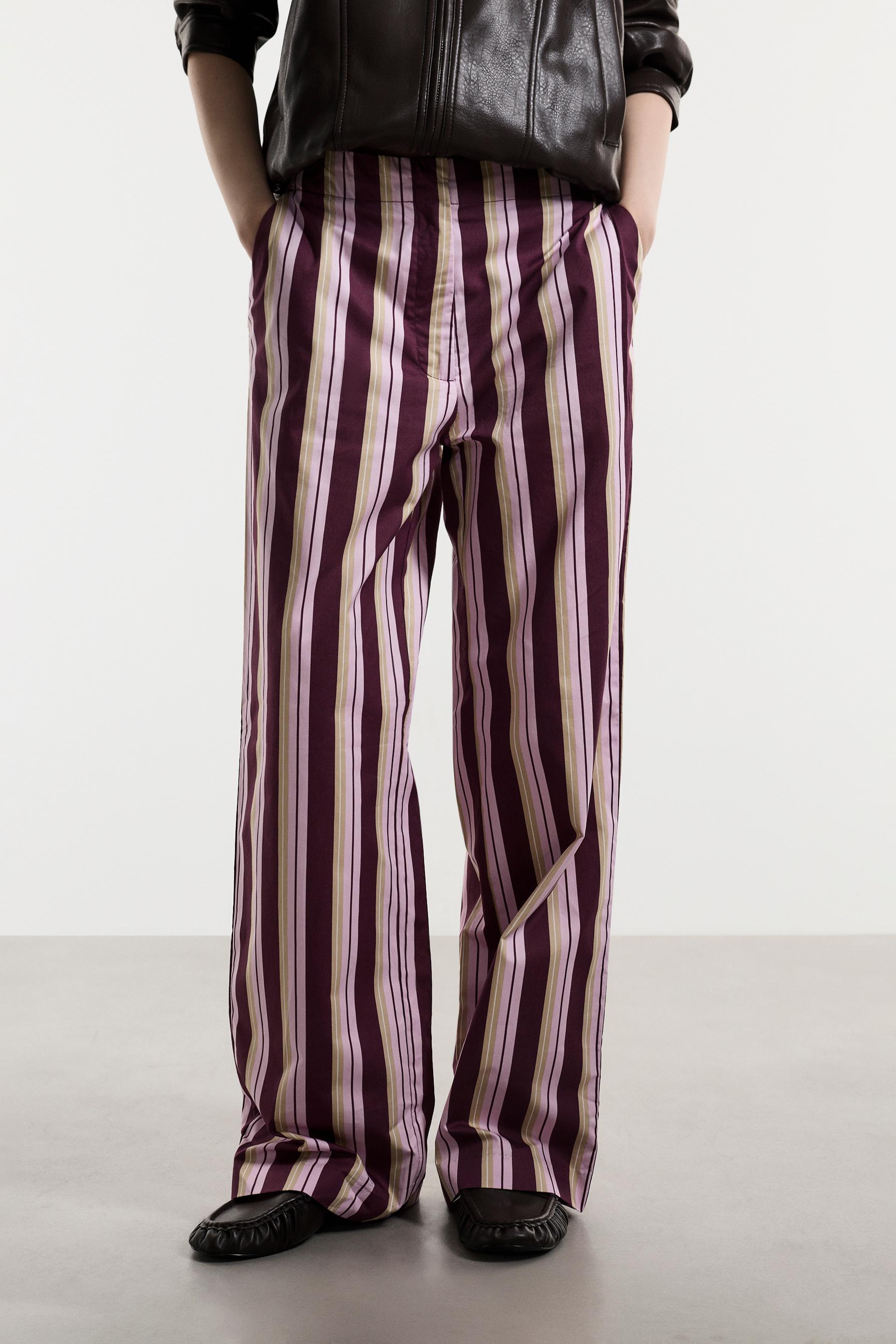 Striped trousers — PINK TONES