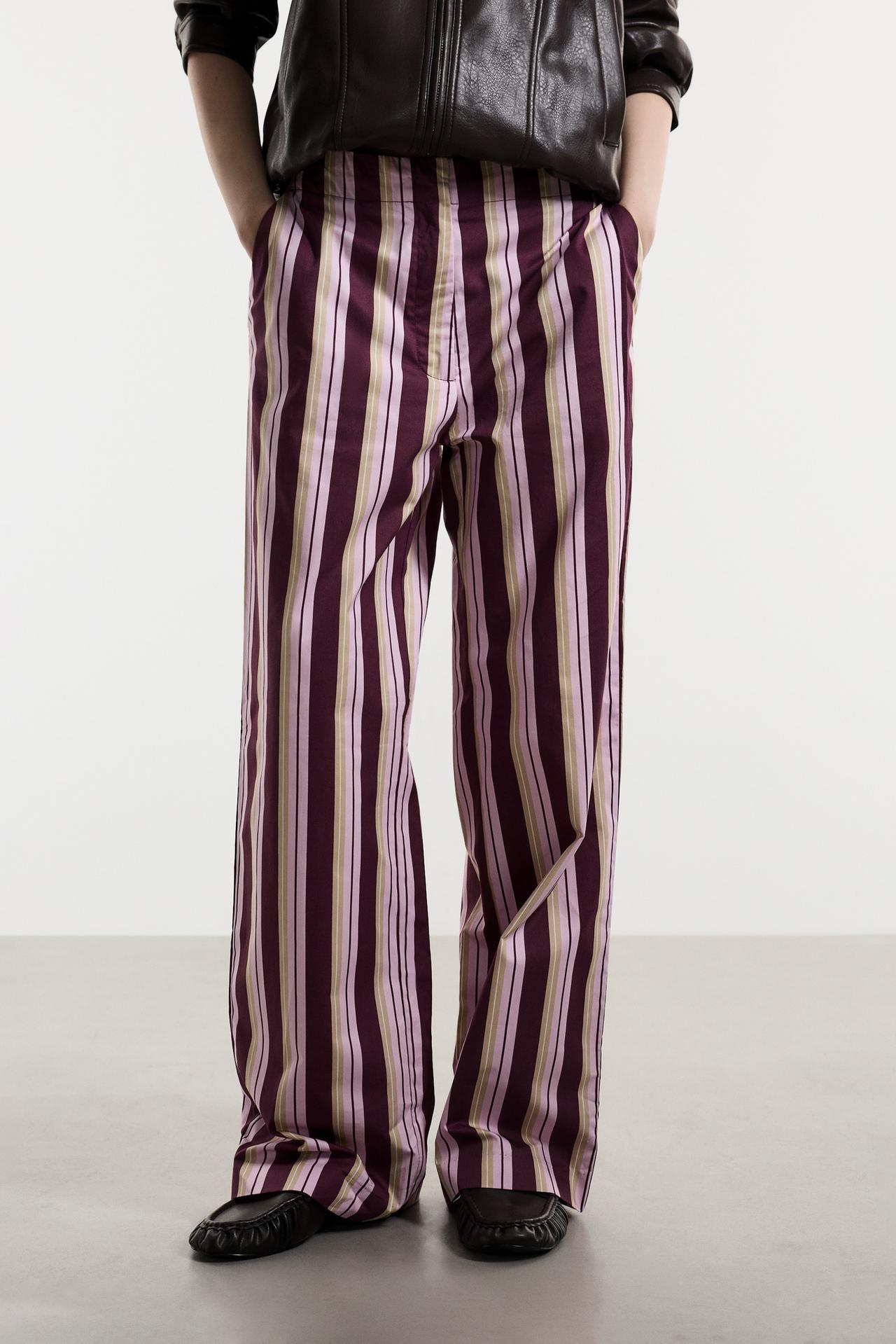 Striped trousers — PINK TONES