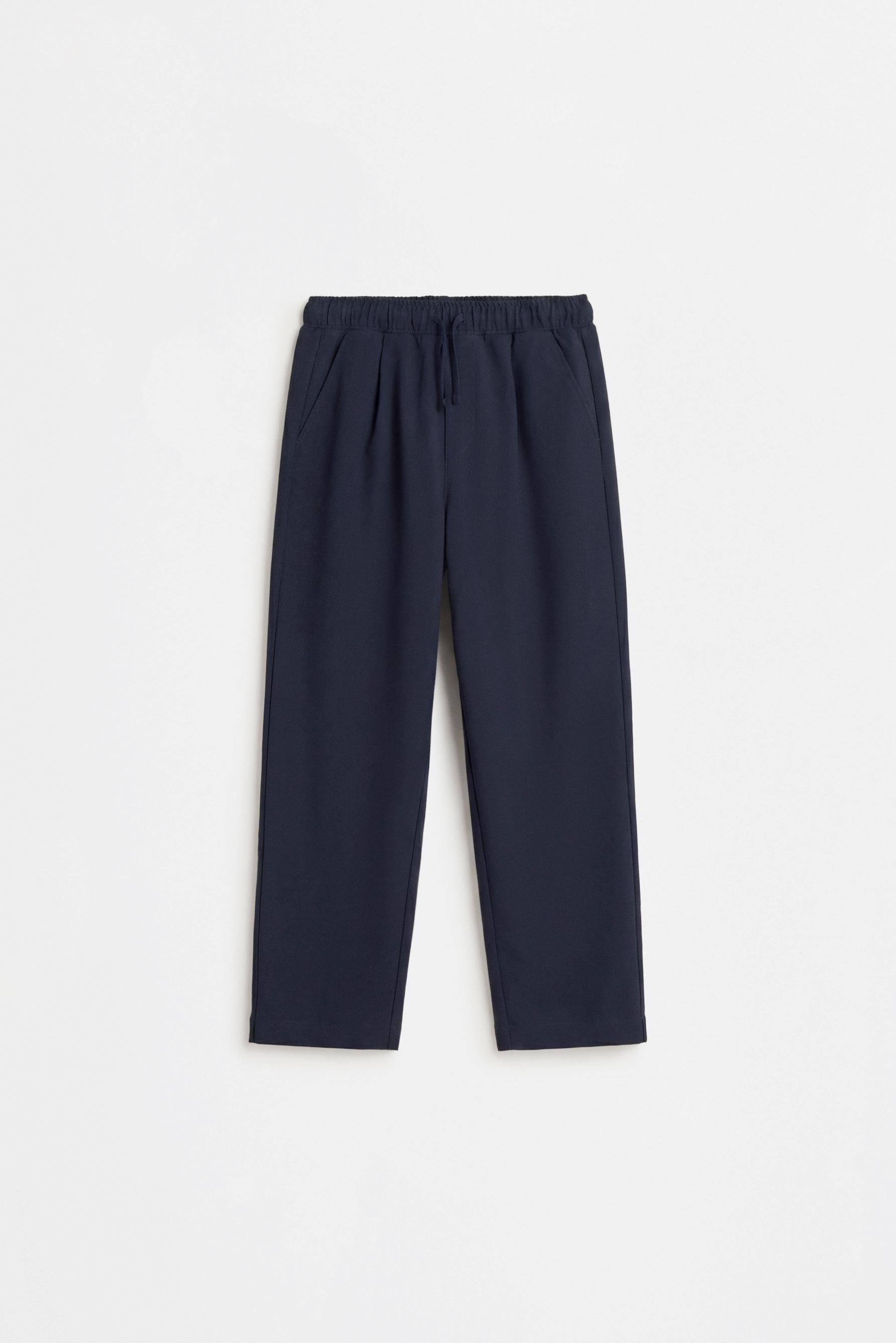 Tailored fit trousers — NAVY