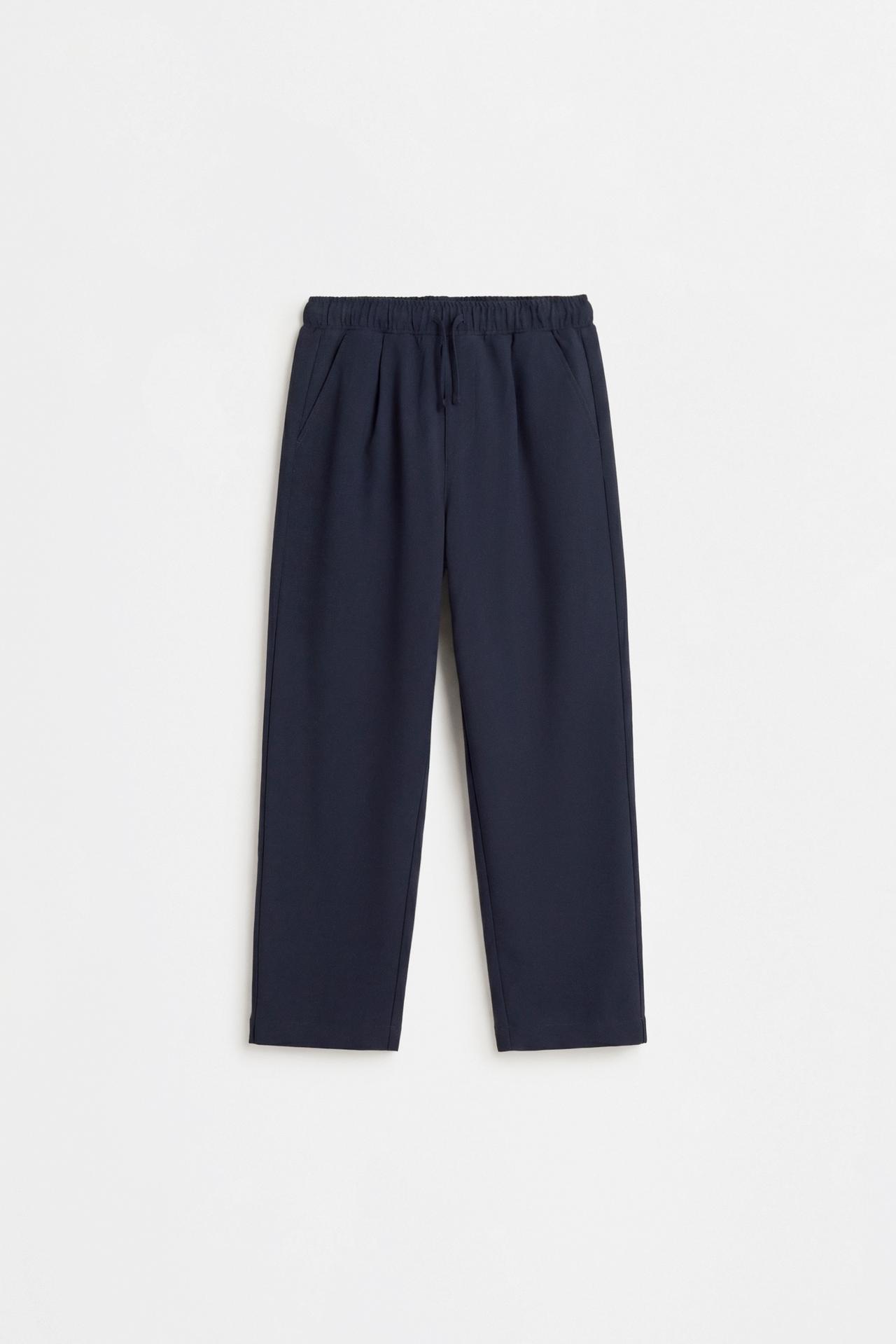 Tailored fit trousers — NAVY