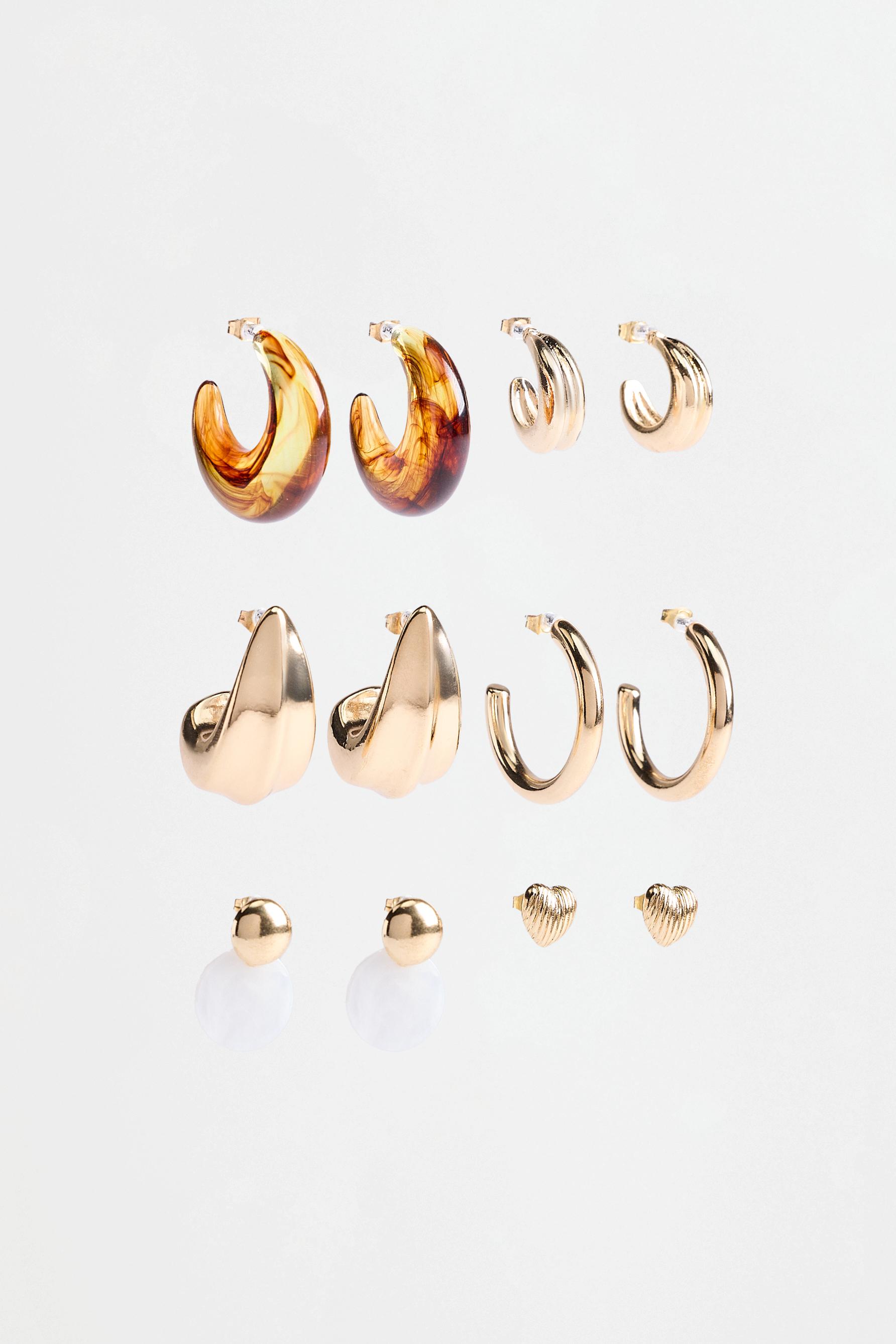 Mismatched Earrings (6-Pack) — GOLD